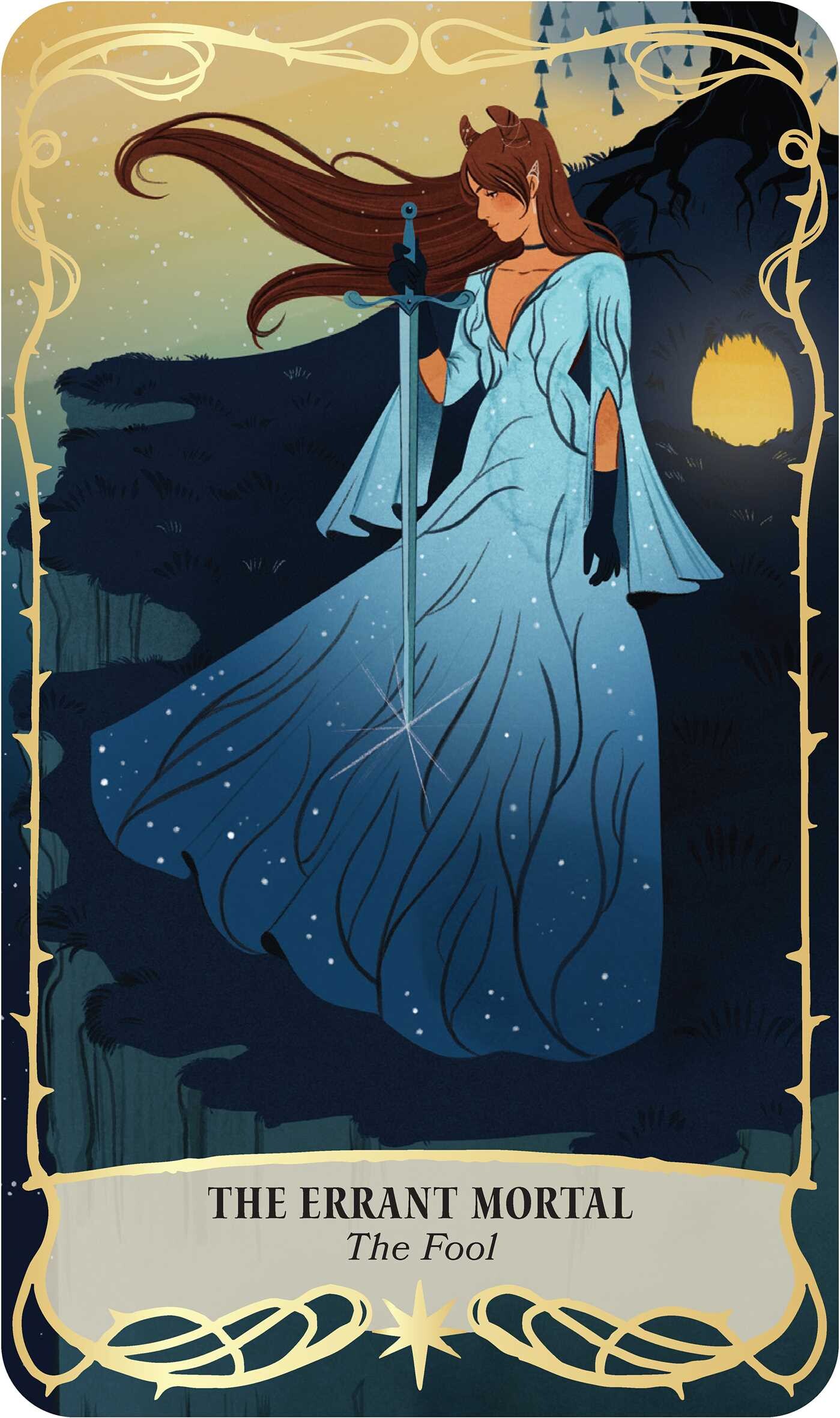 Wings and Crowns: A Romantasy Tarot Deck and Guidebook