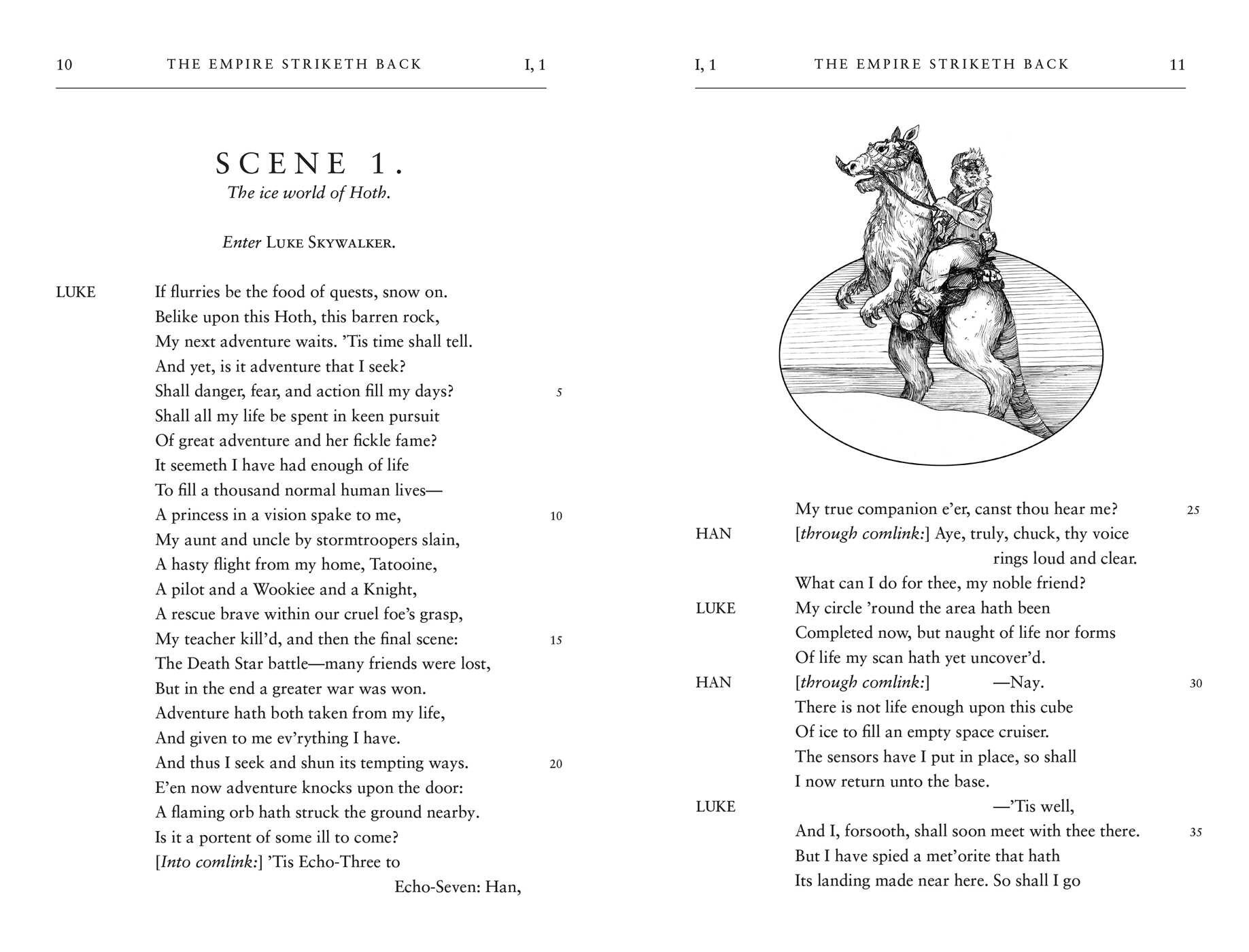 William Shakespeare's The Empire Striketh Back: Star Wars Part the Fifth