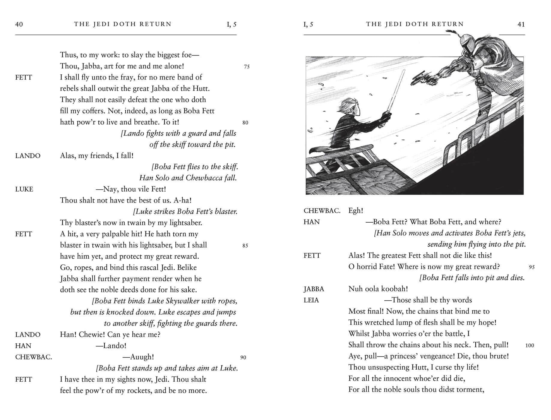 William Shakespeare's The Jedi Doth Return: Star Wars Part the Sixth