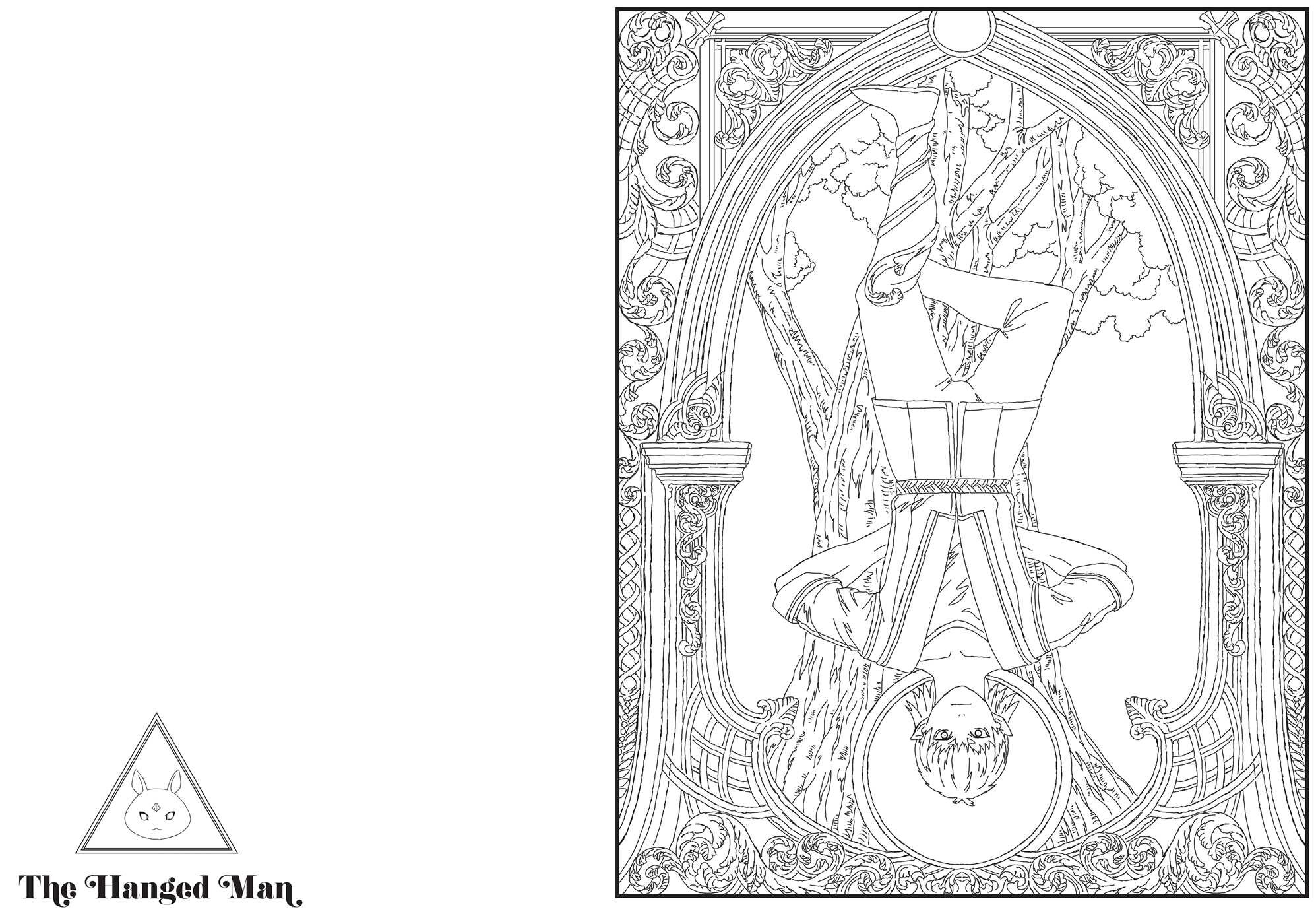 Anime Tarot Coloring Book