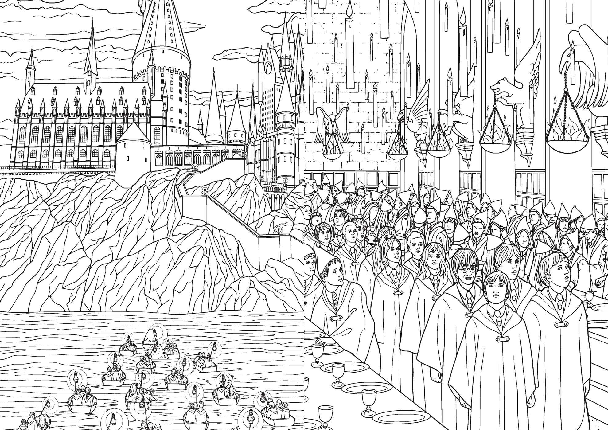 Harry Potter Mini Coloring Set