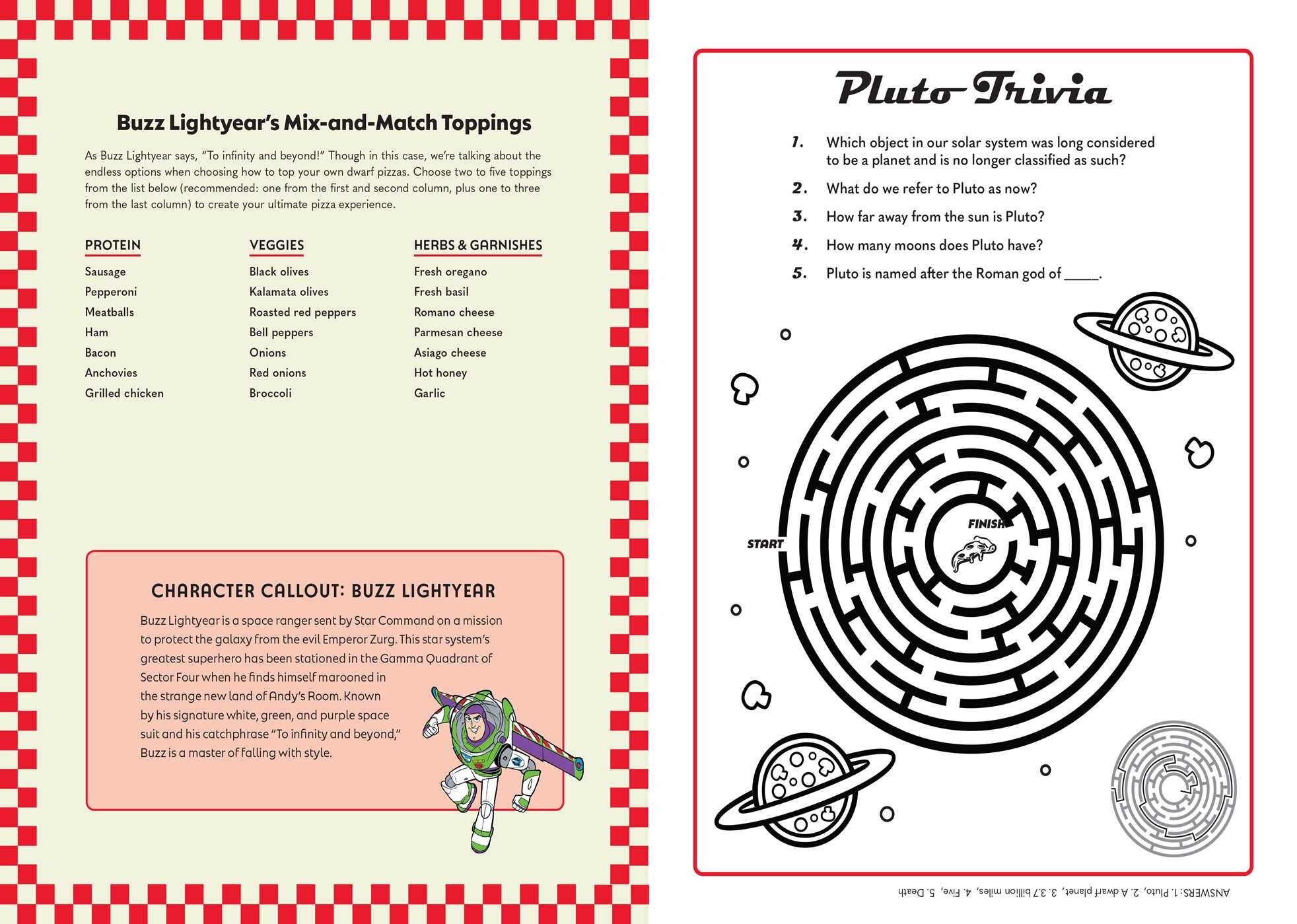 Pizza Planet Cookbook