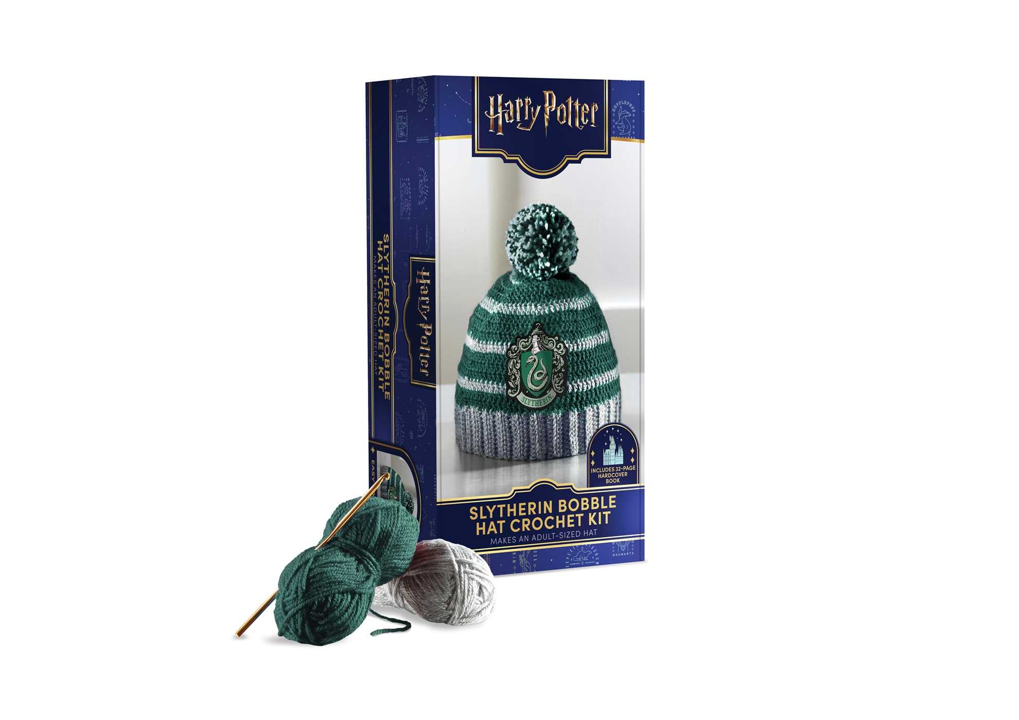 Harry Potter: Slytherin Pom-Pom Beanie Crochet Kit
