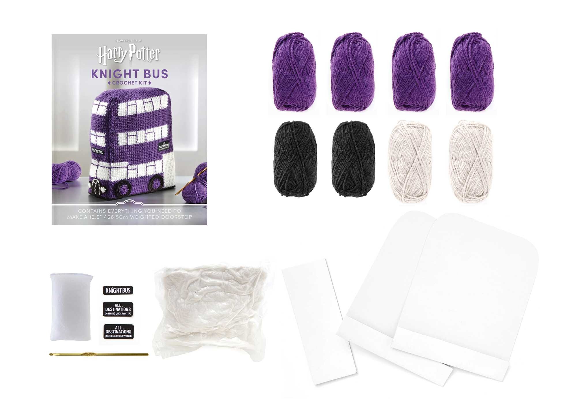 Harry Potter: Knight Bus Doorstop Crochet Kit