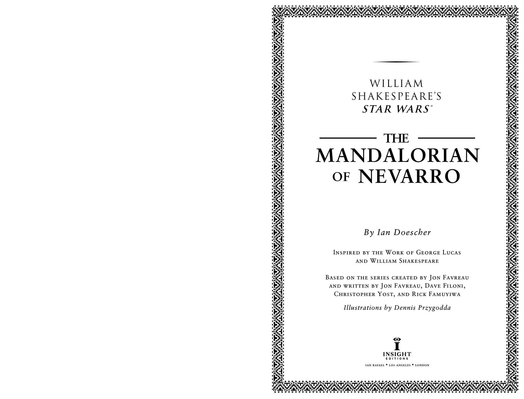 William Shakespeare's Star Wars: The Mandalorian of Nevarro