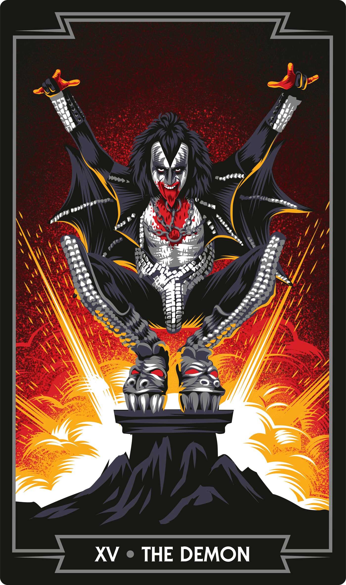 Official KISS Tarot Deck and Guidebook