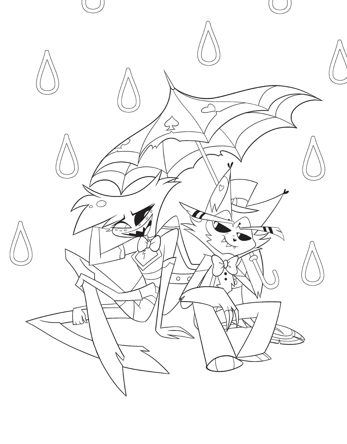 Hazbin Hotel: The Official Coloring Book