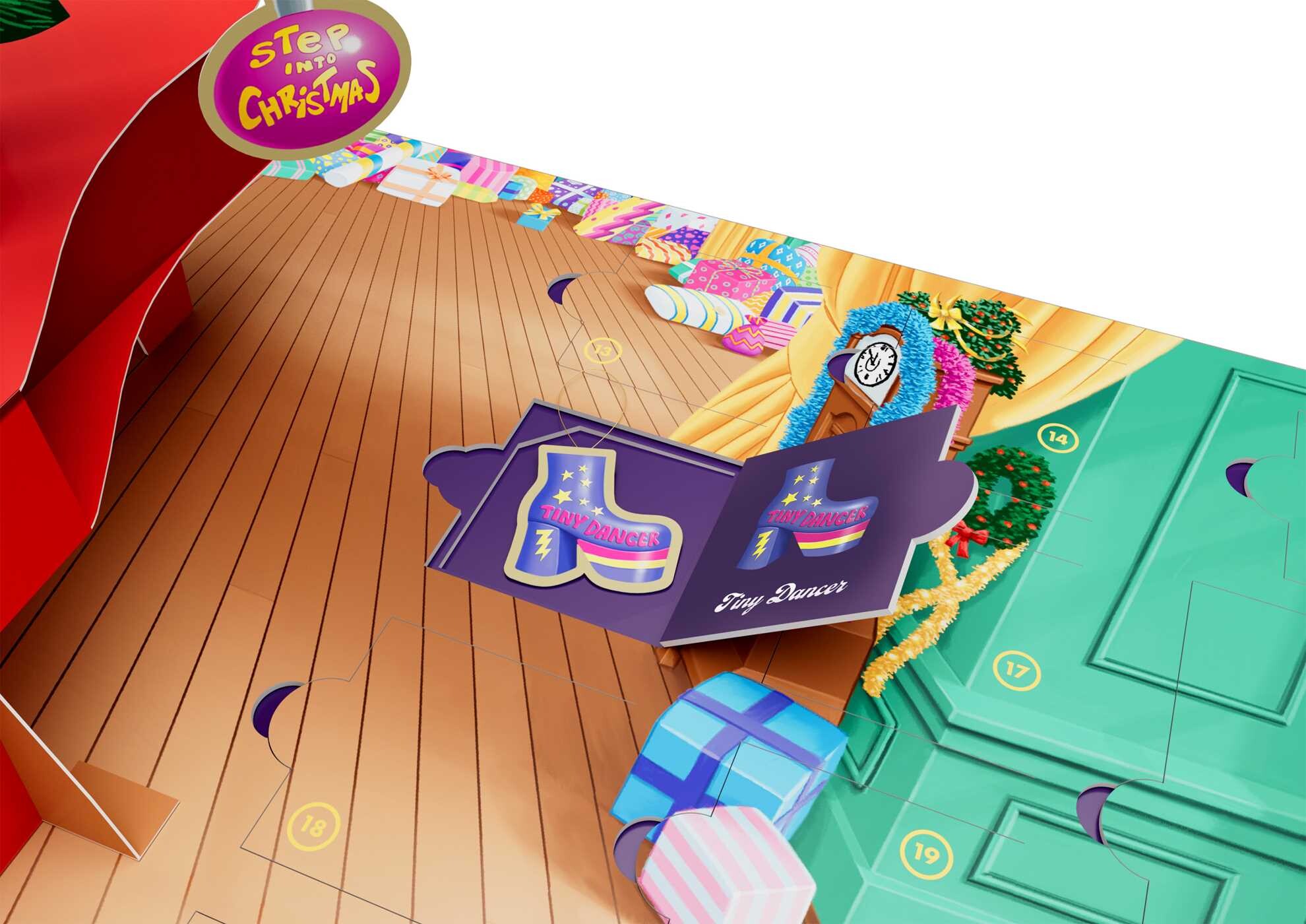 Elton John: Step Into Christmas! Pop-Up Advent Calendar