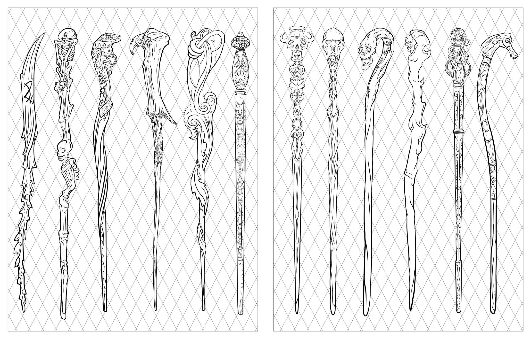 Harry Potter: Magical Artifacts Coloring Book
