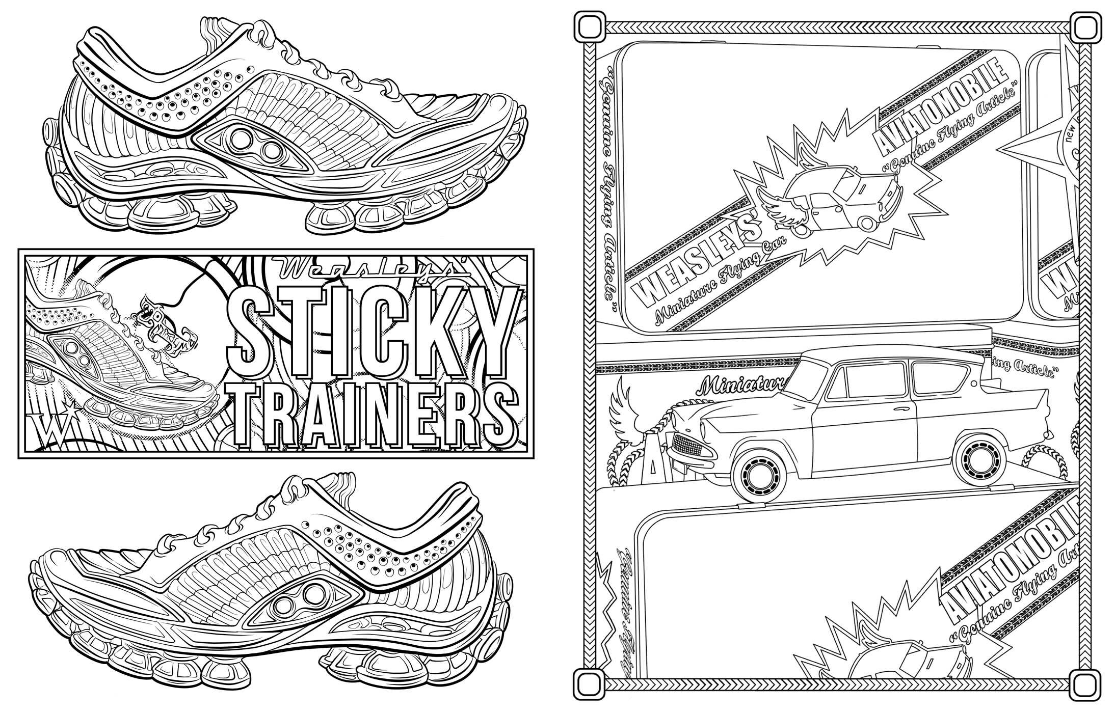 Harry Potter: Magical Artifacts Coloring Book