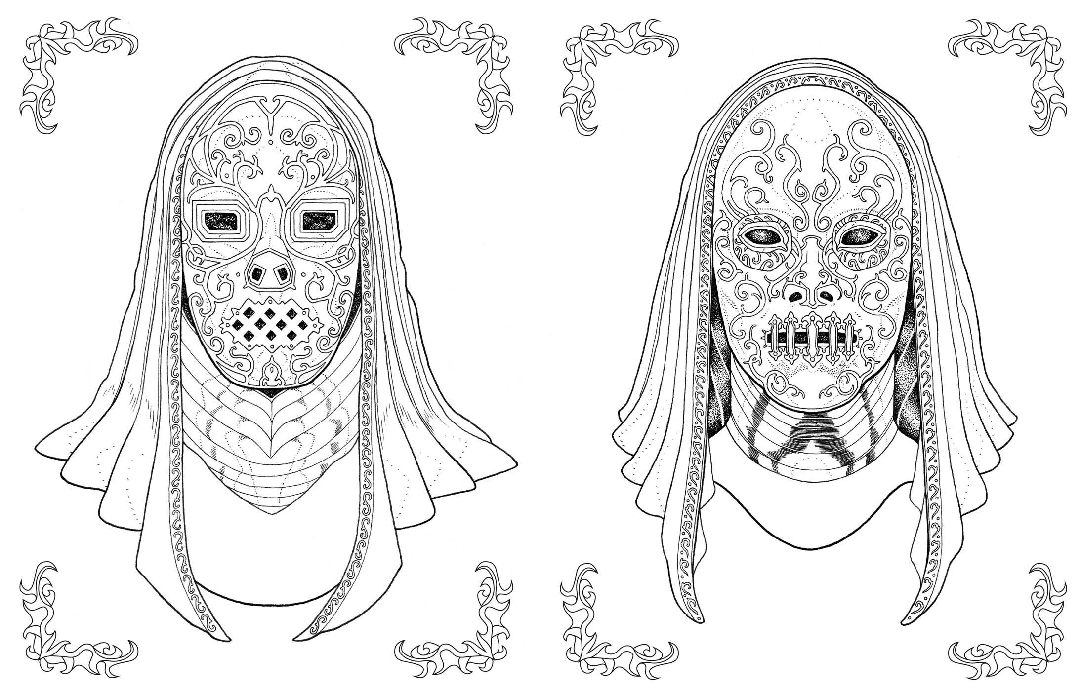 Harry Potter: Magical Places and Characters Coloring Book