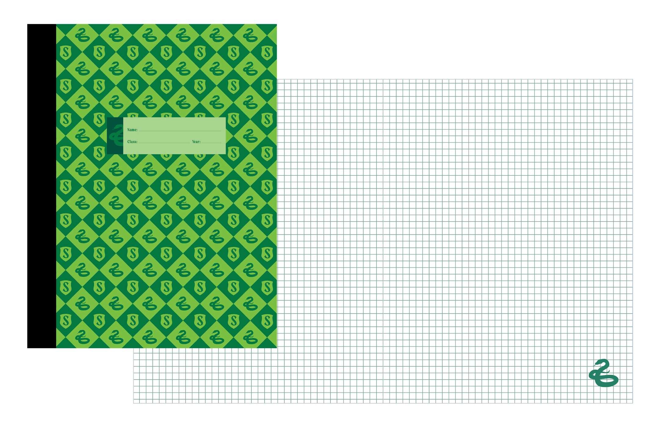 Harry Potter: Slytherin Composition Notebook Set (Set of 2)