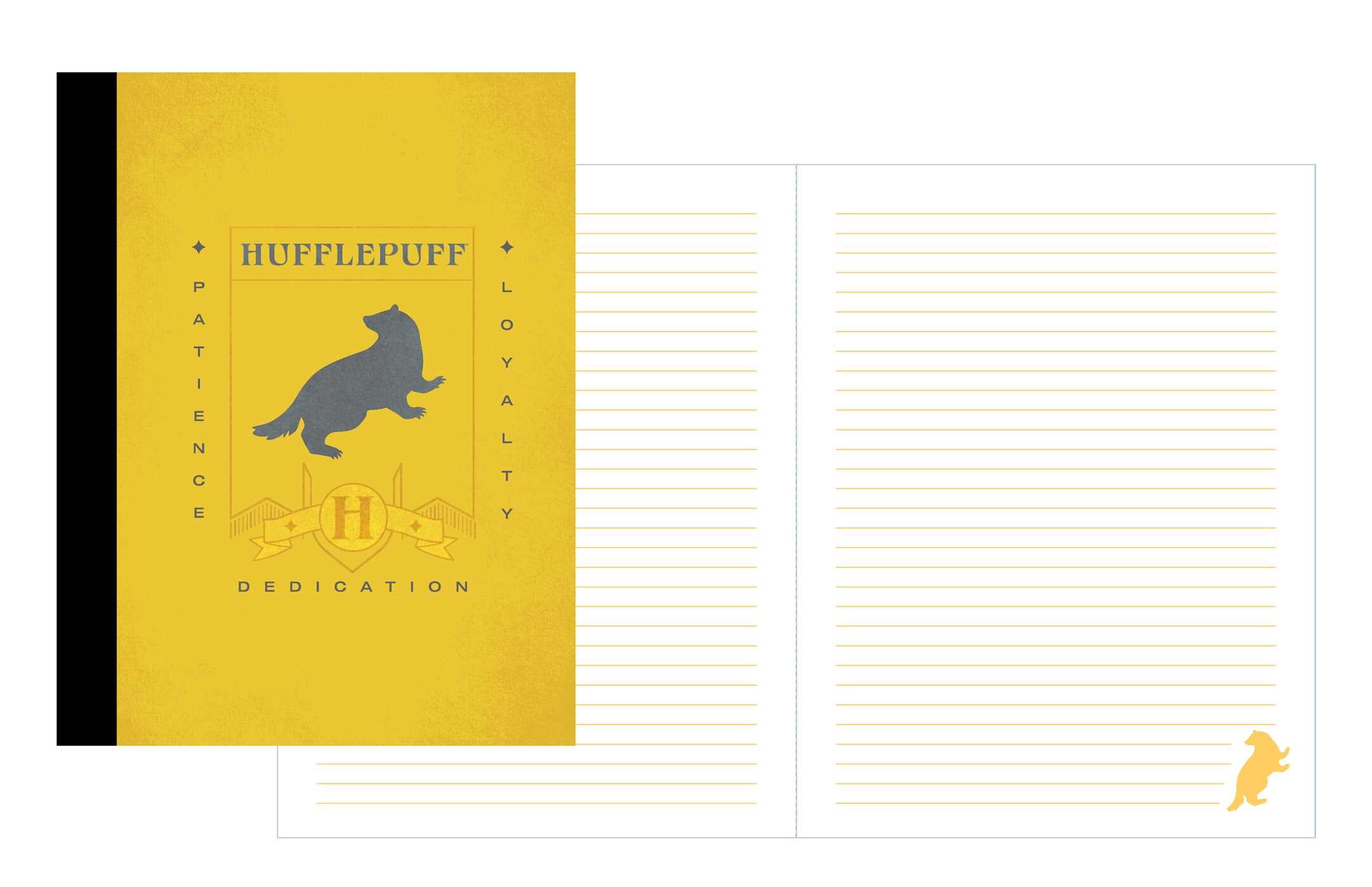 Harry Potter: Hufflepuff Composition Notebook Set (Set of 2)