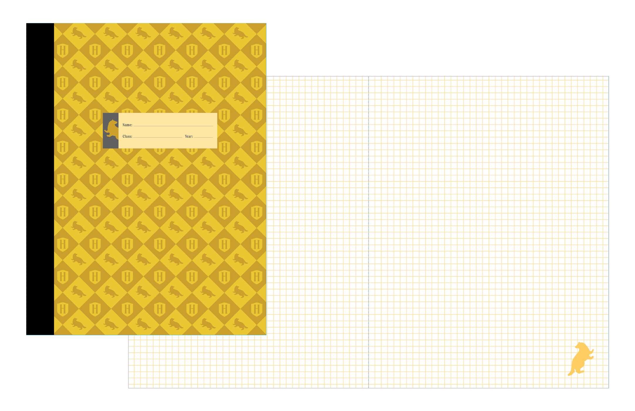 Harry Potter: Hufflepuff Composition Notebook Set (Set of 2)