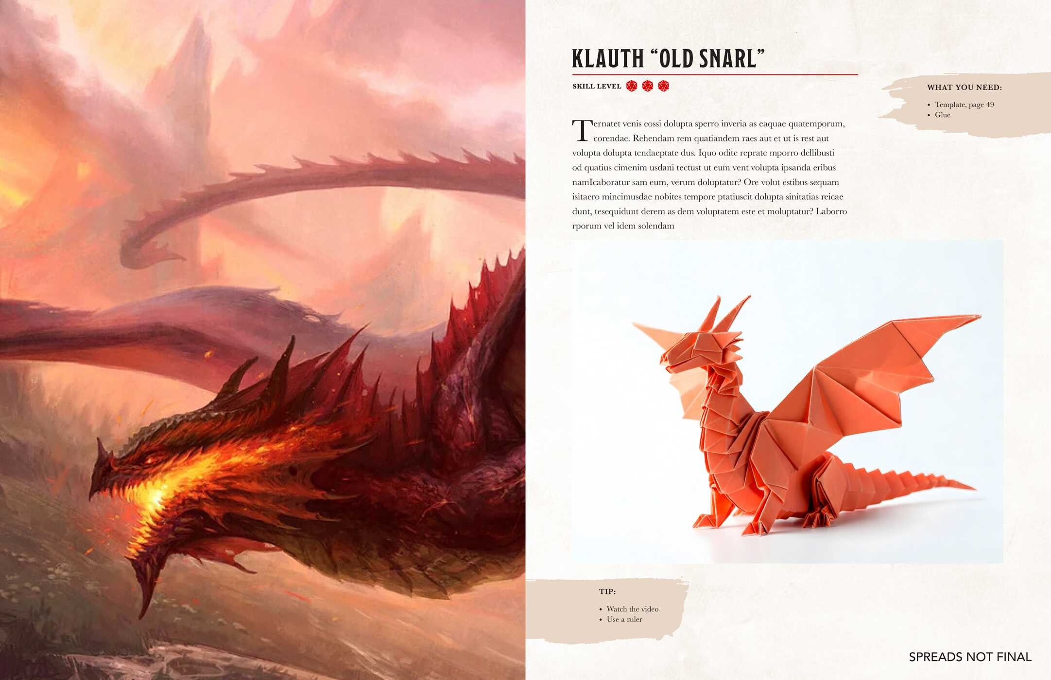 Dungeons & Dragons: The Official Book of Paper Crafts
