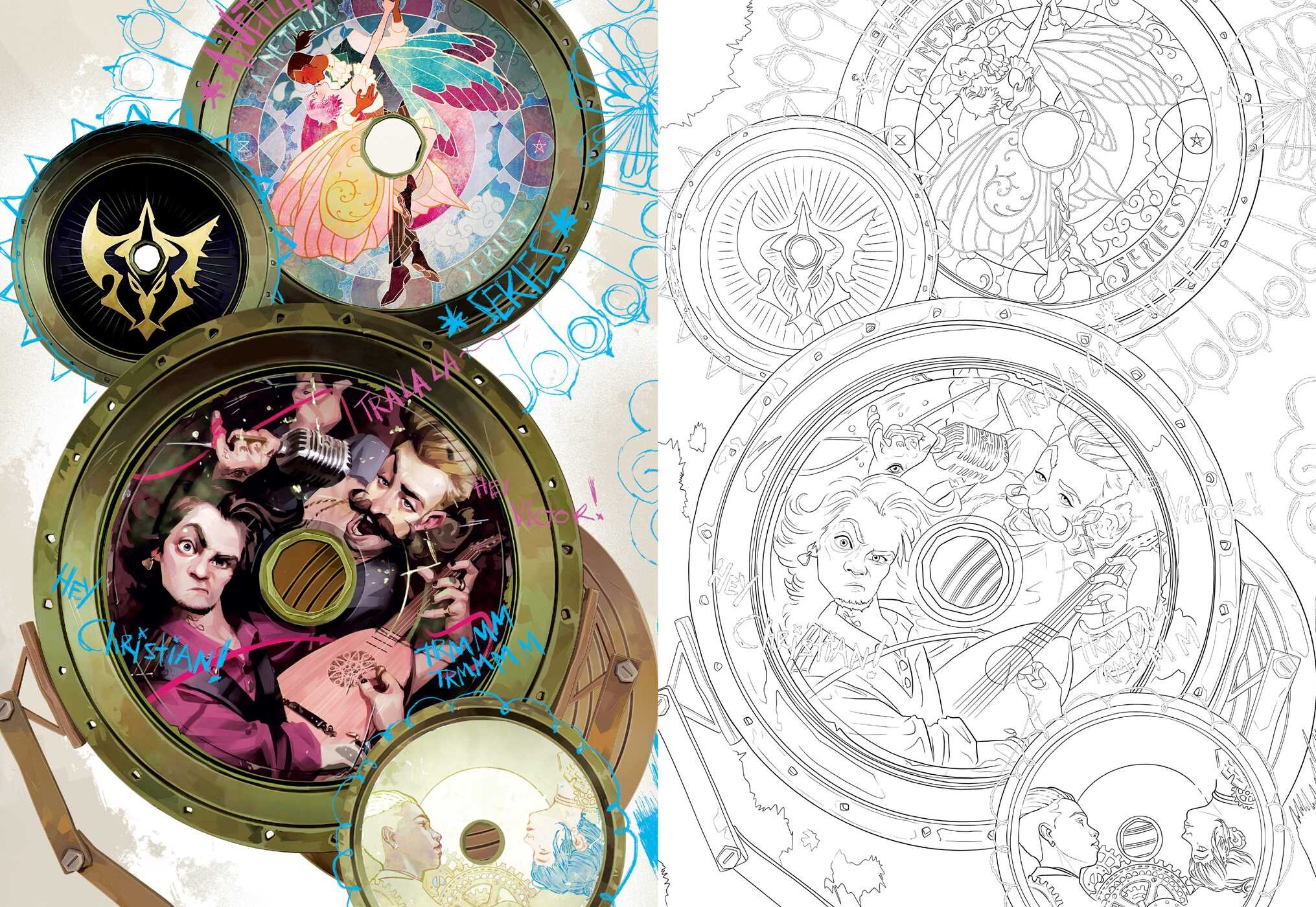 Arcane: The Official Coloring Book