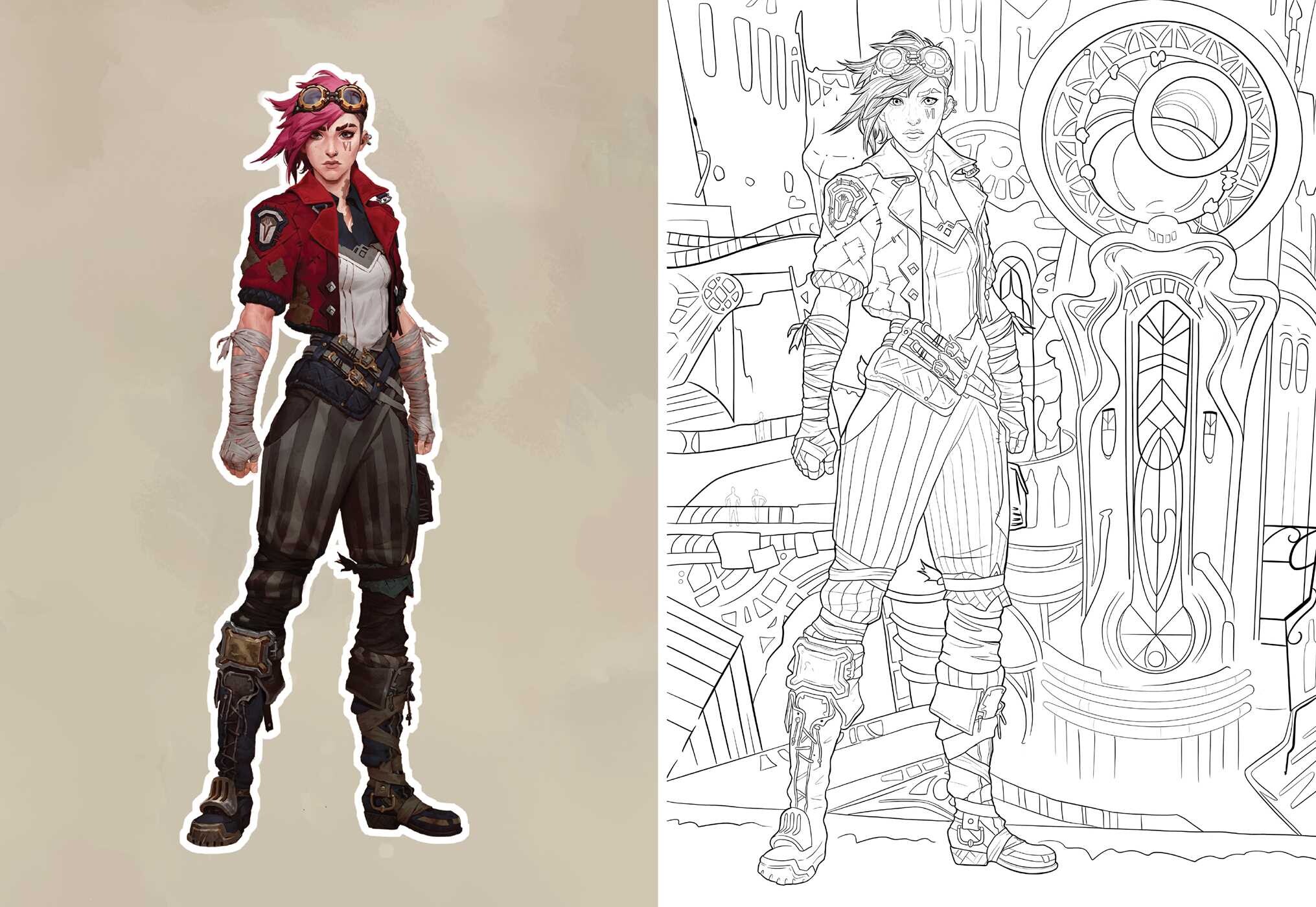 Arcane: The Official Coloring Book