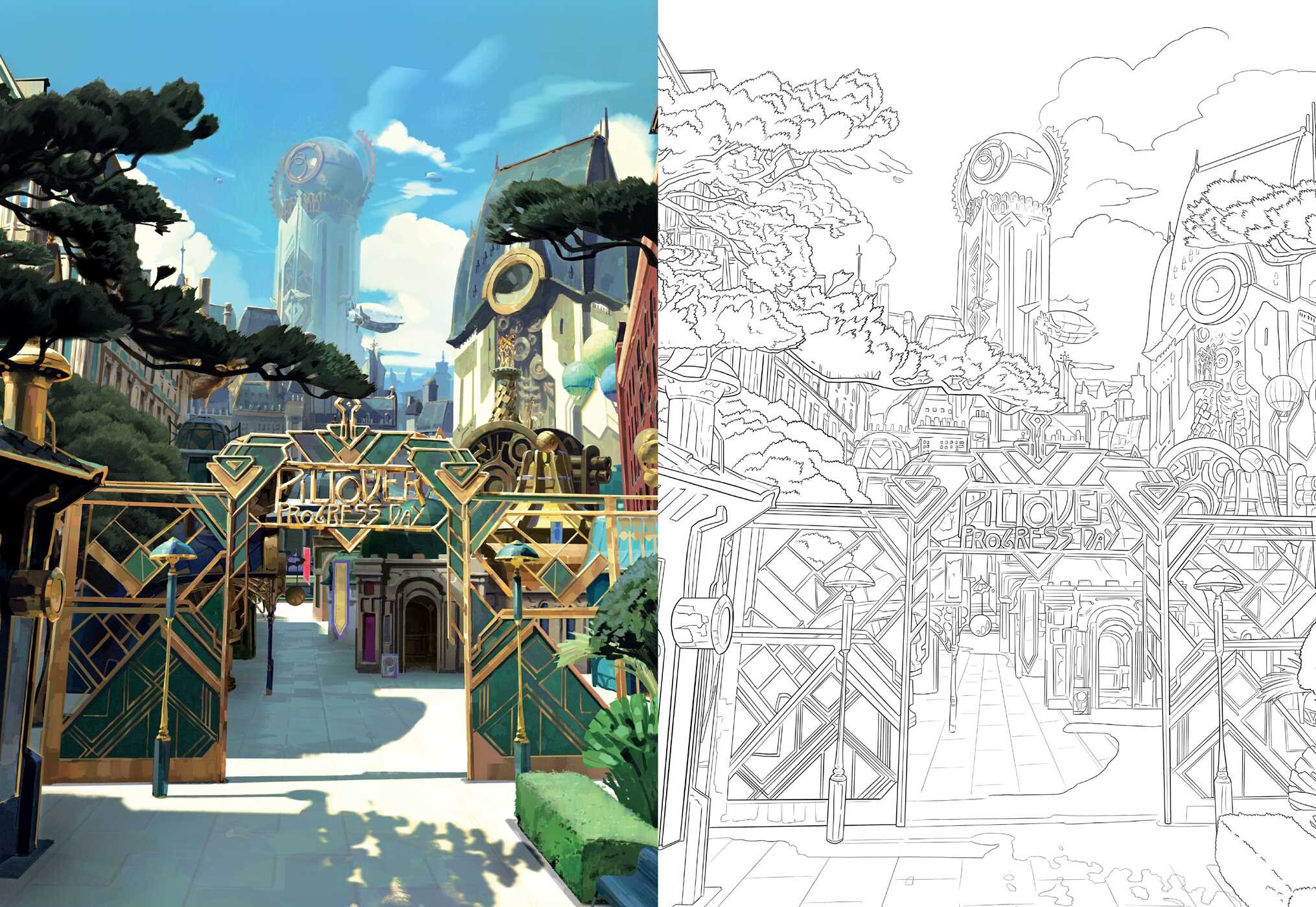 Arcane: The Official Coloring Book