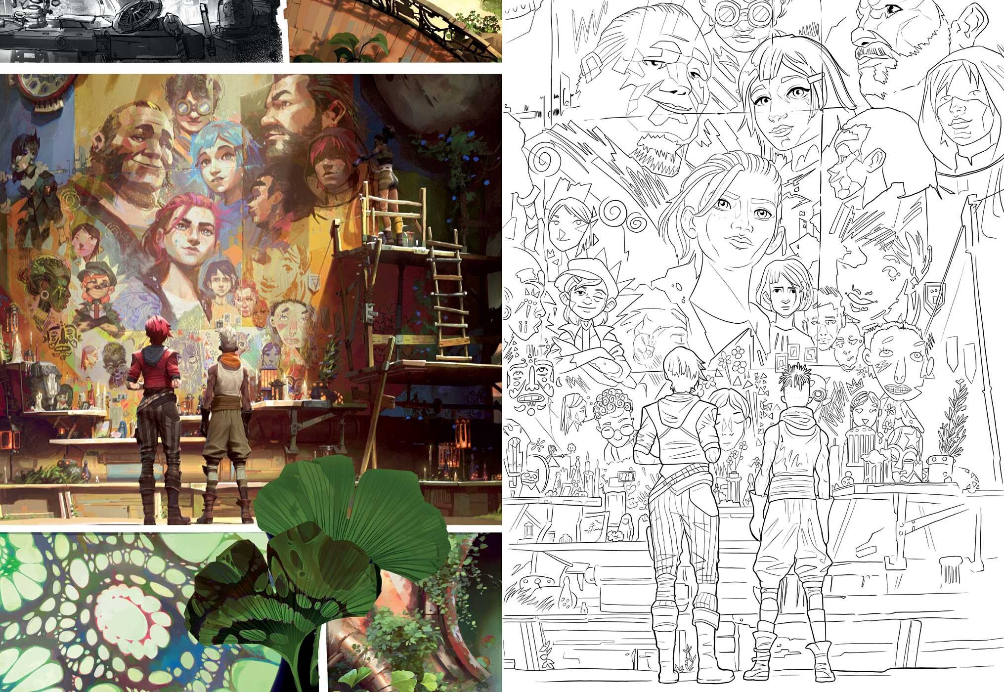 Arcane: The Official Coloring Book