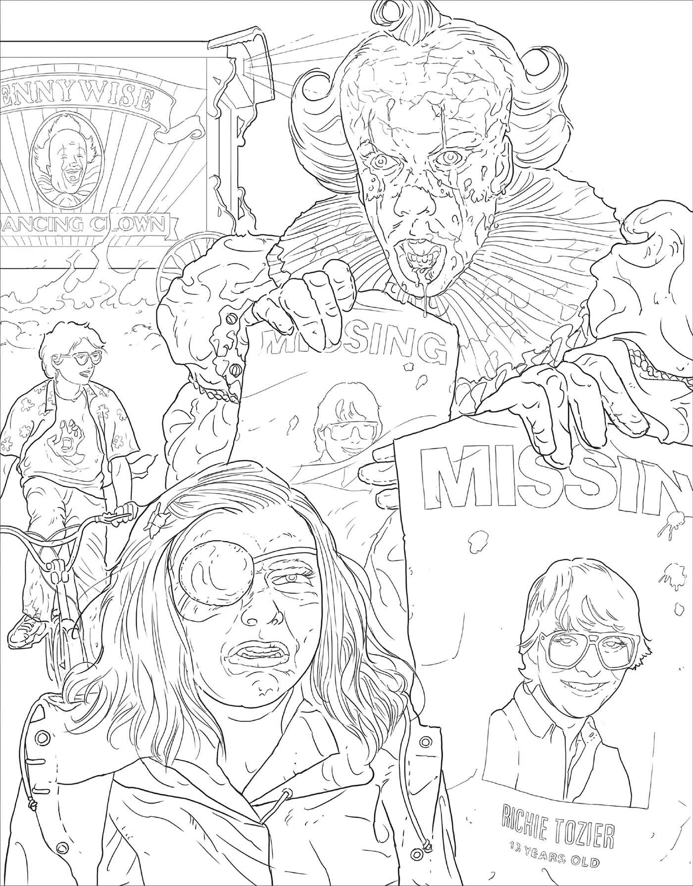 IT: Welcome to Derry: The Official Coloring Book