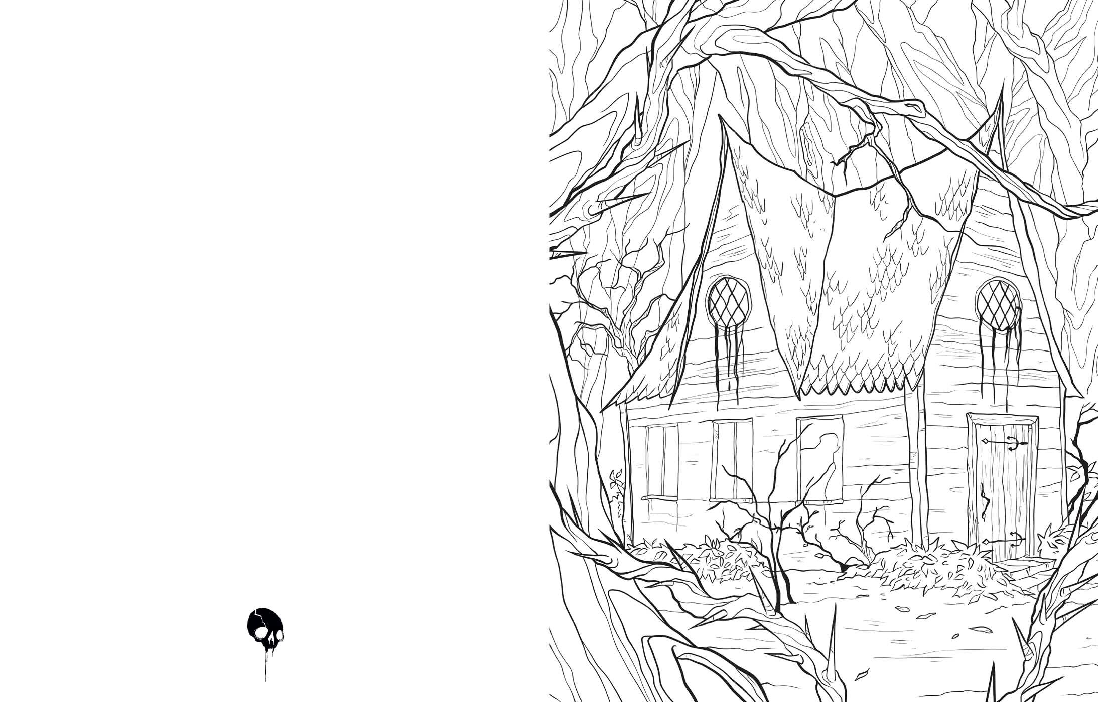 Art of Horror Coloring Book