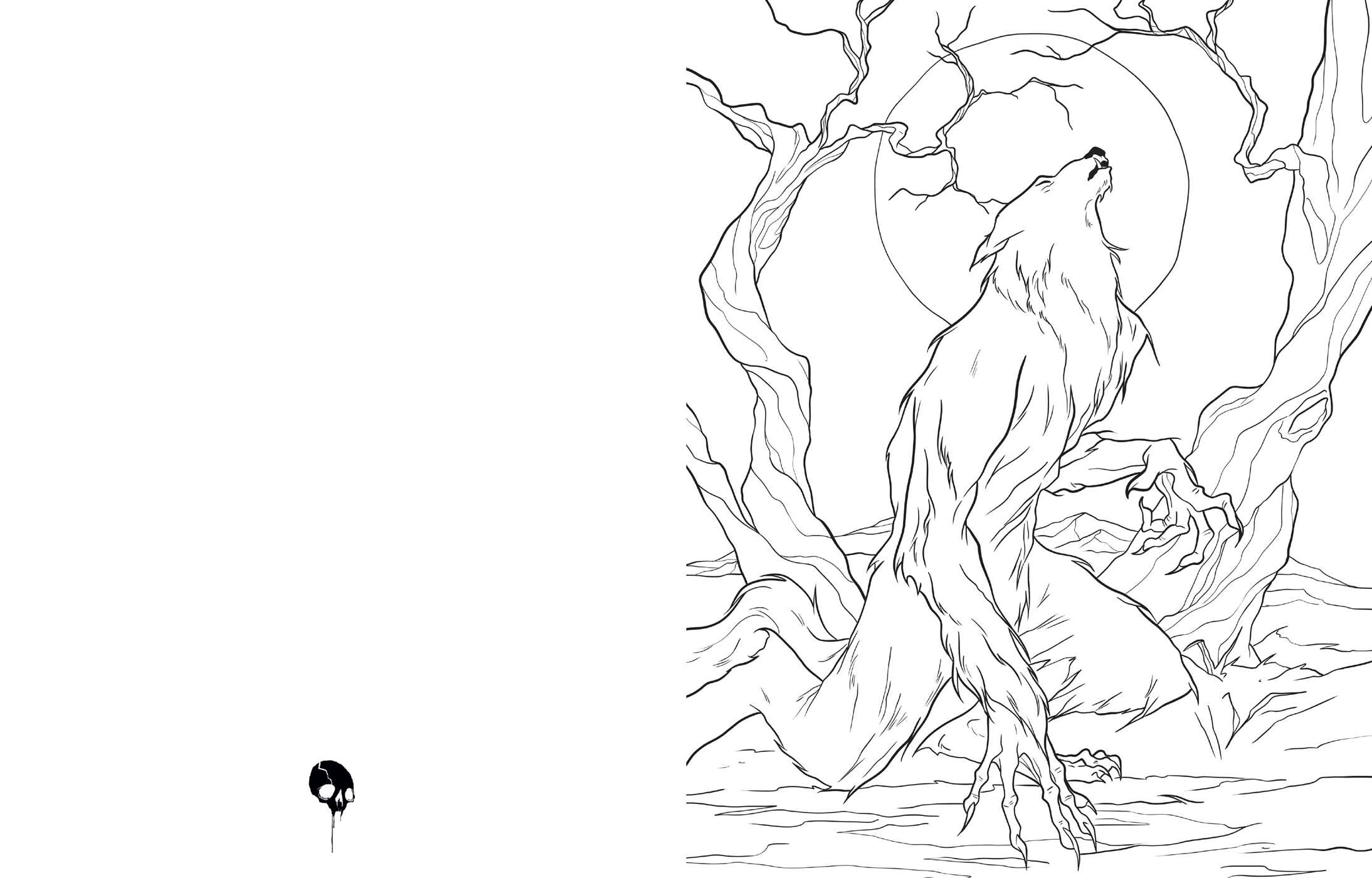 Art of Horror Coloring Book