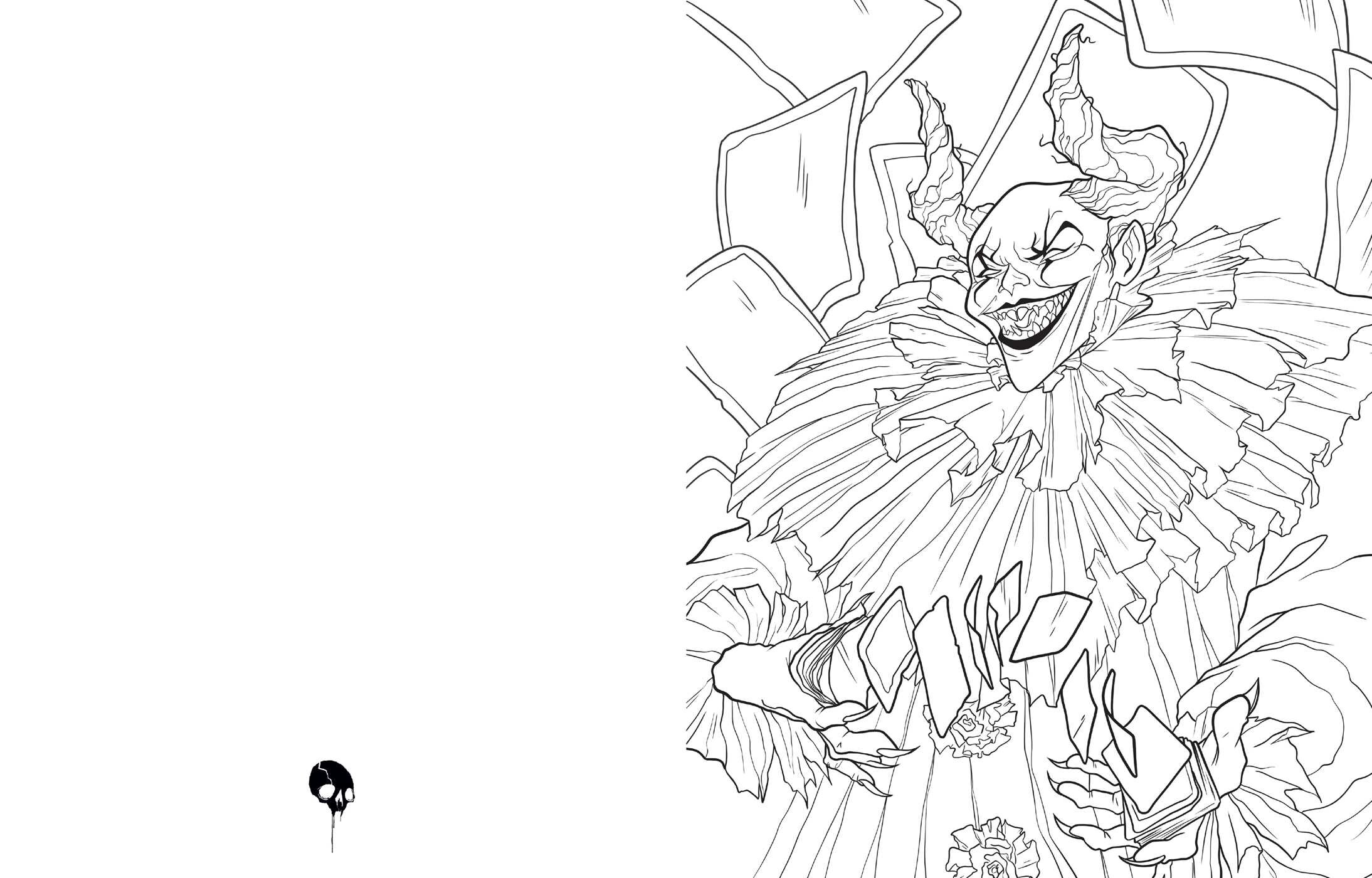 Art of Horror Coloring Book