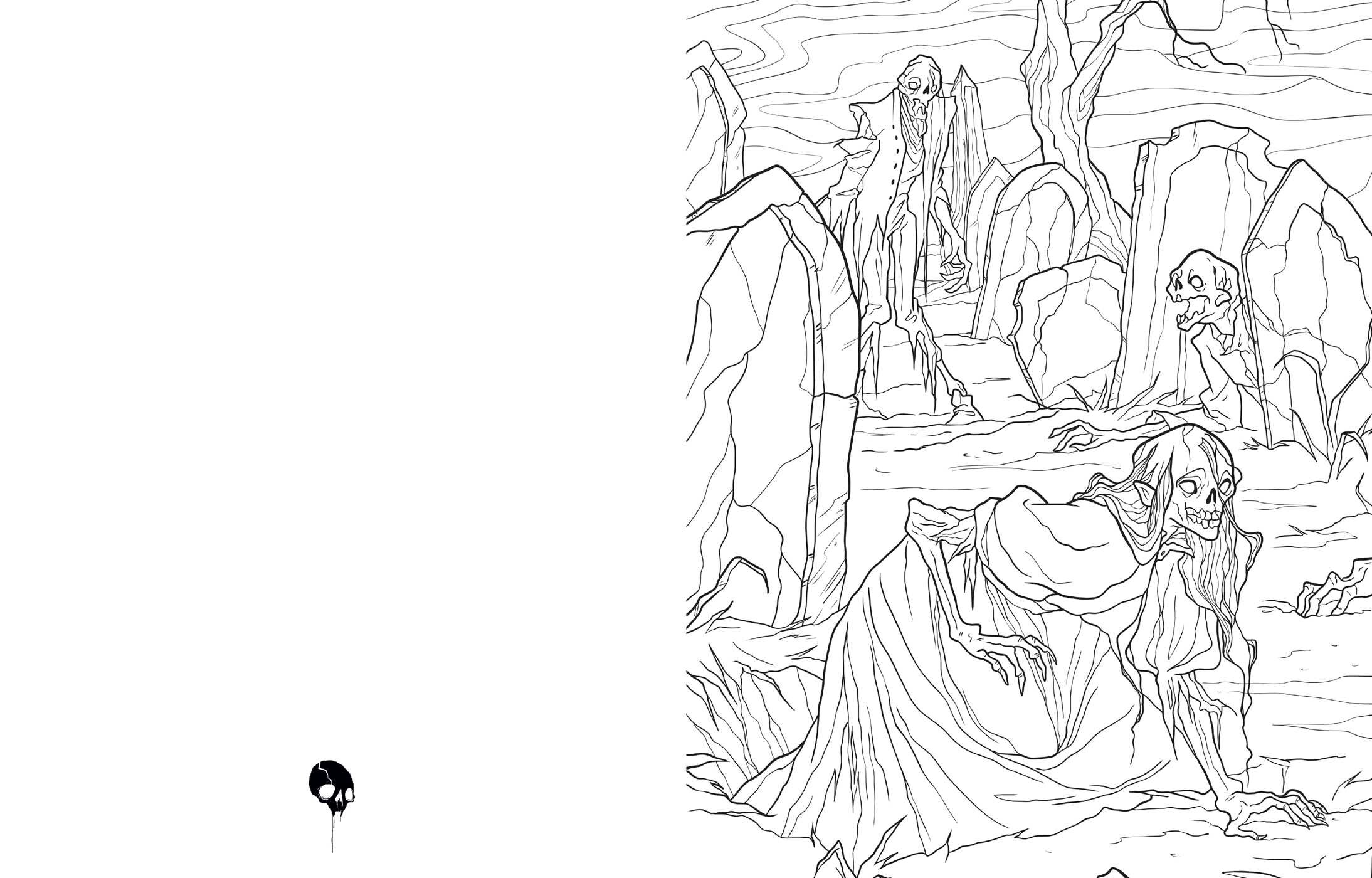 Art of Horror Coloring Book