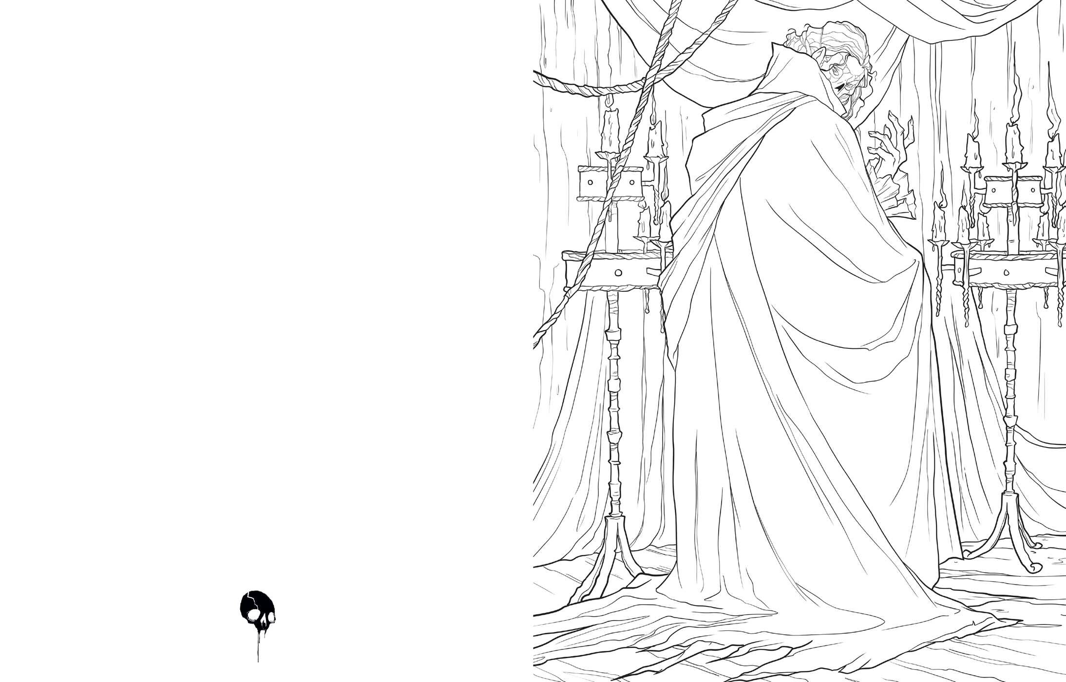 Art of Horror Coloring Book