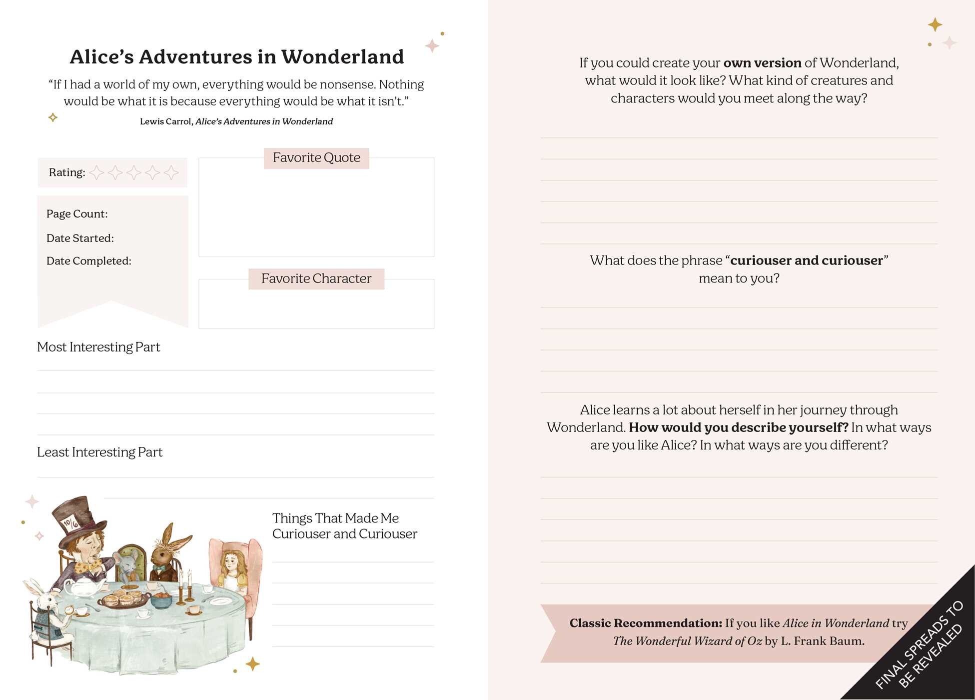 Books that Make Me Curiouser and Curiouser