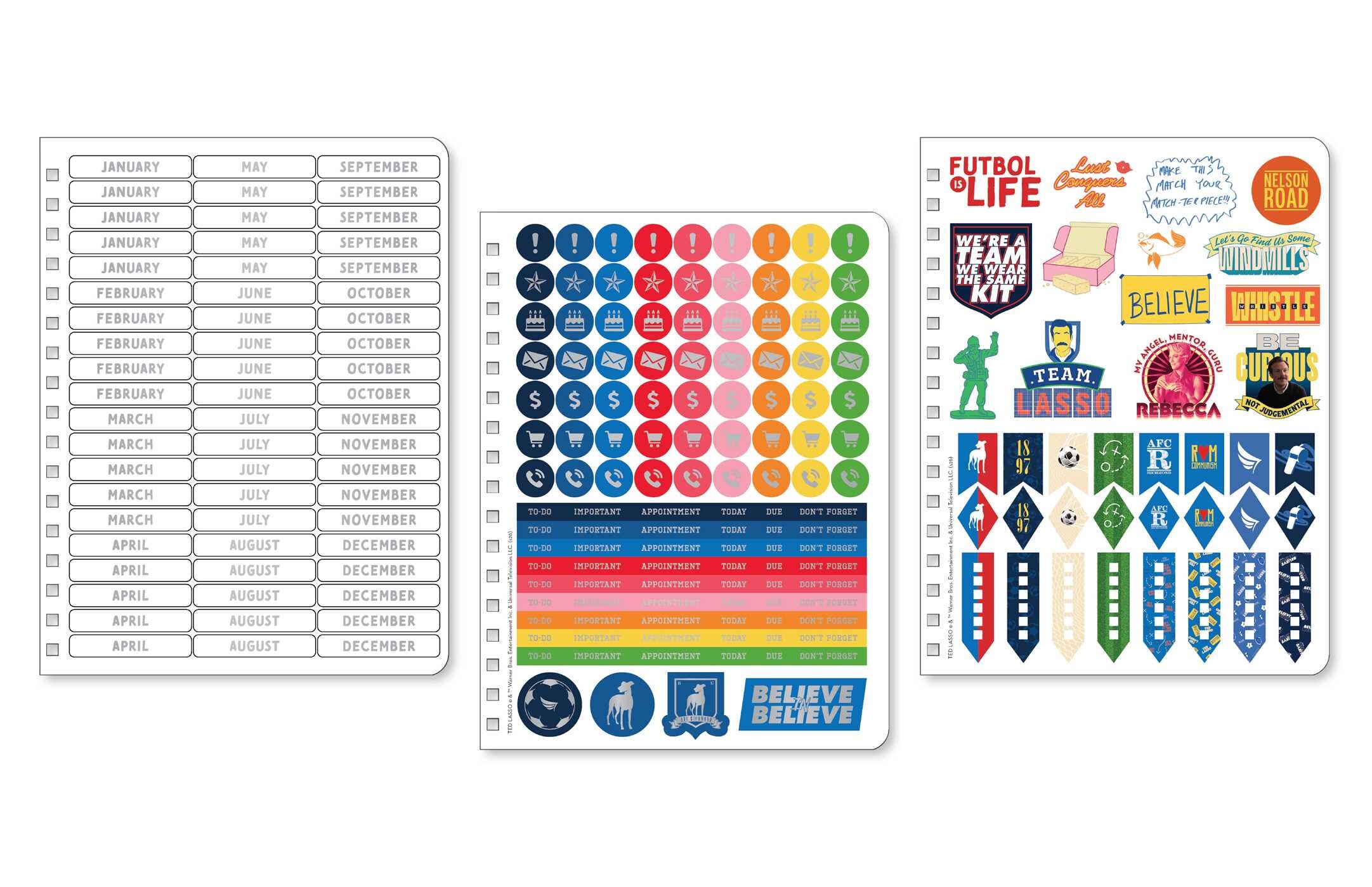 Ted Lasso: Believe 12-Month Undated Planner