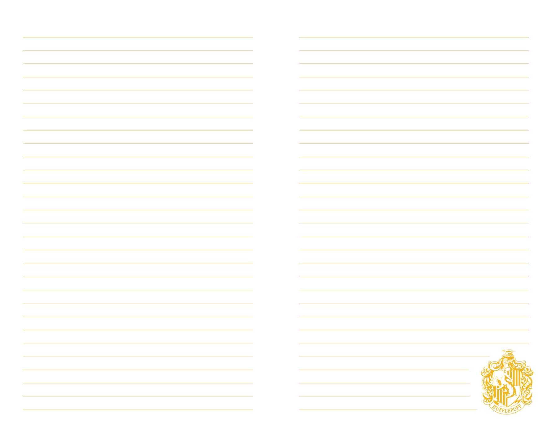 Harry Potter: Hufflepuff Crest Hardcover Journal