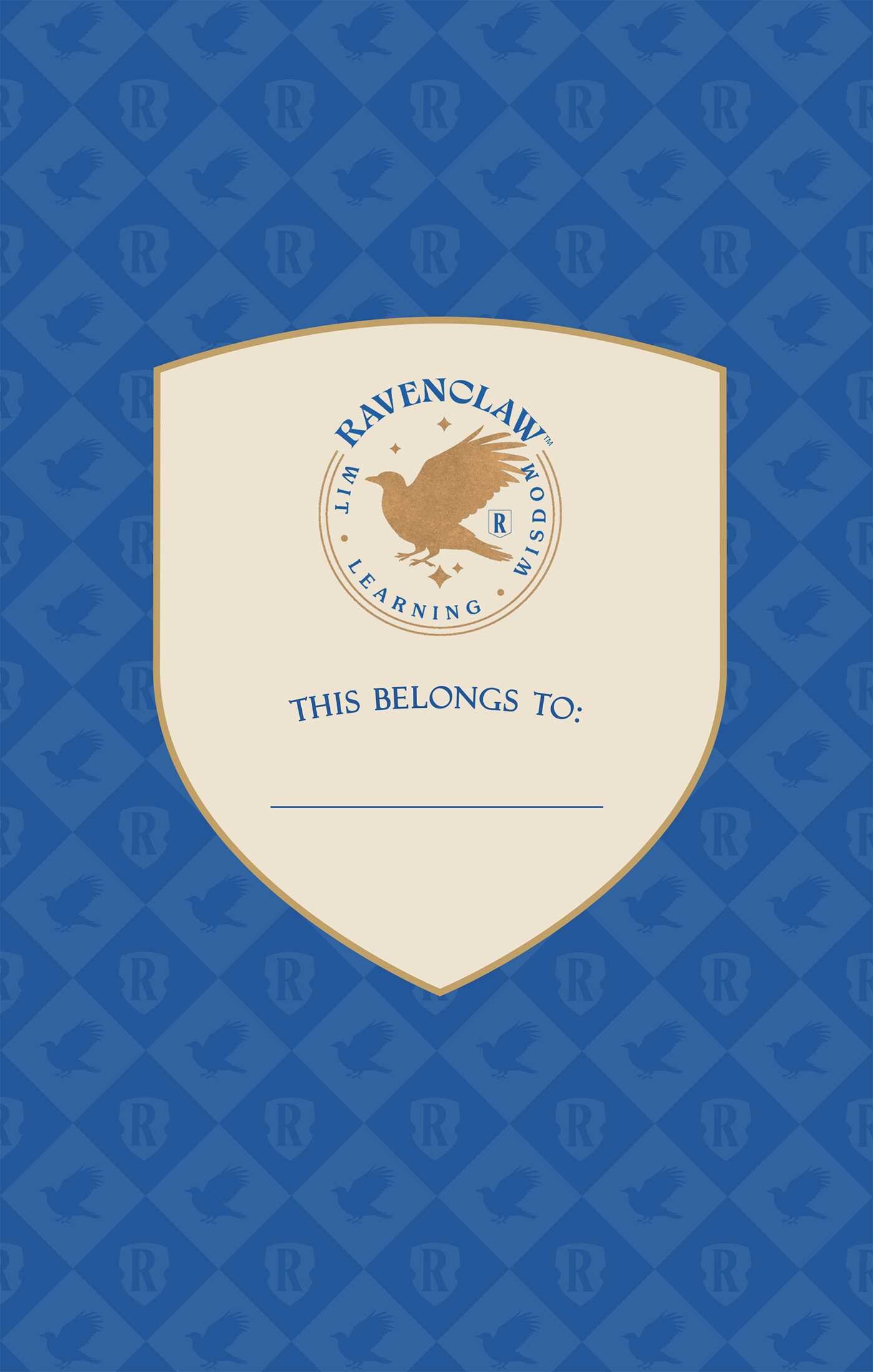 Harry Potter: Ravenclaw Crest Hardcover Journal