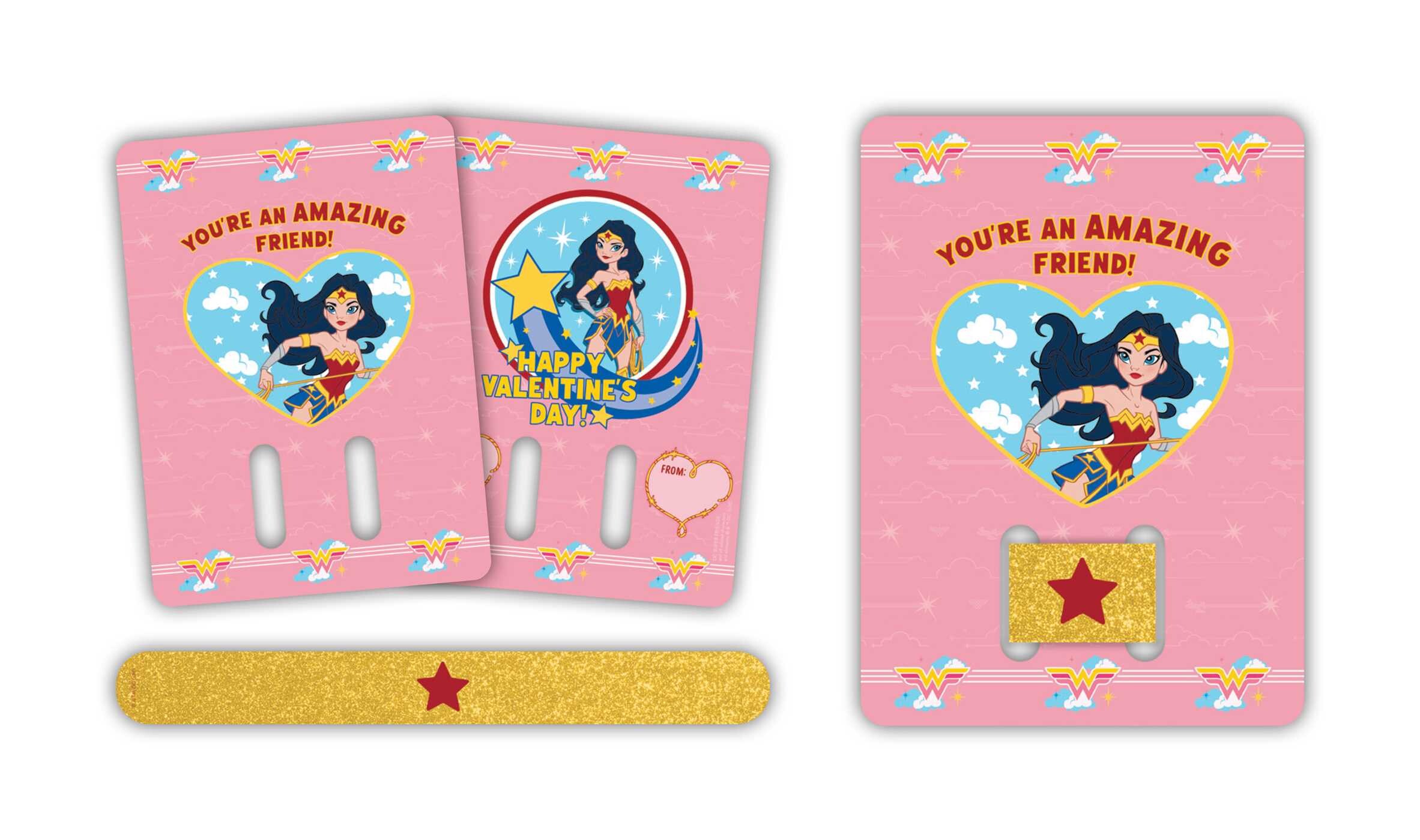 DC: Super Friends Slap Bracelet Valentines