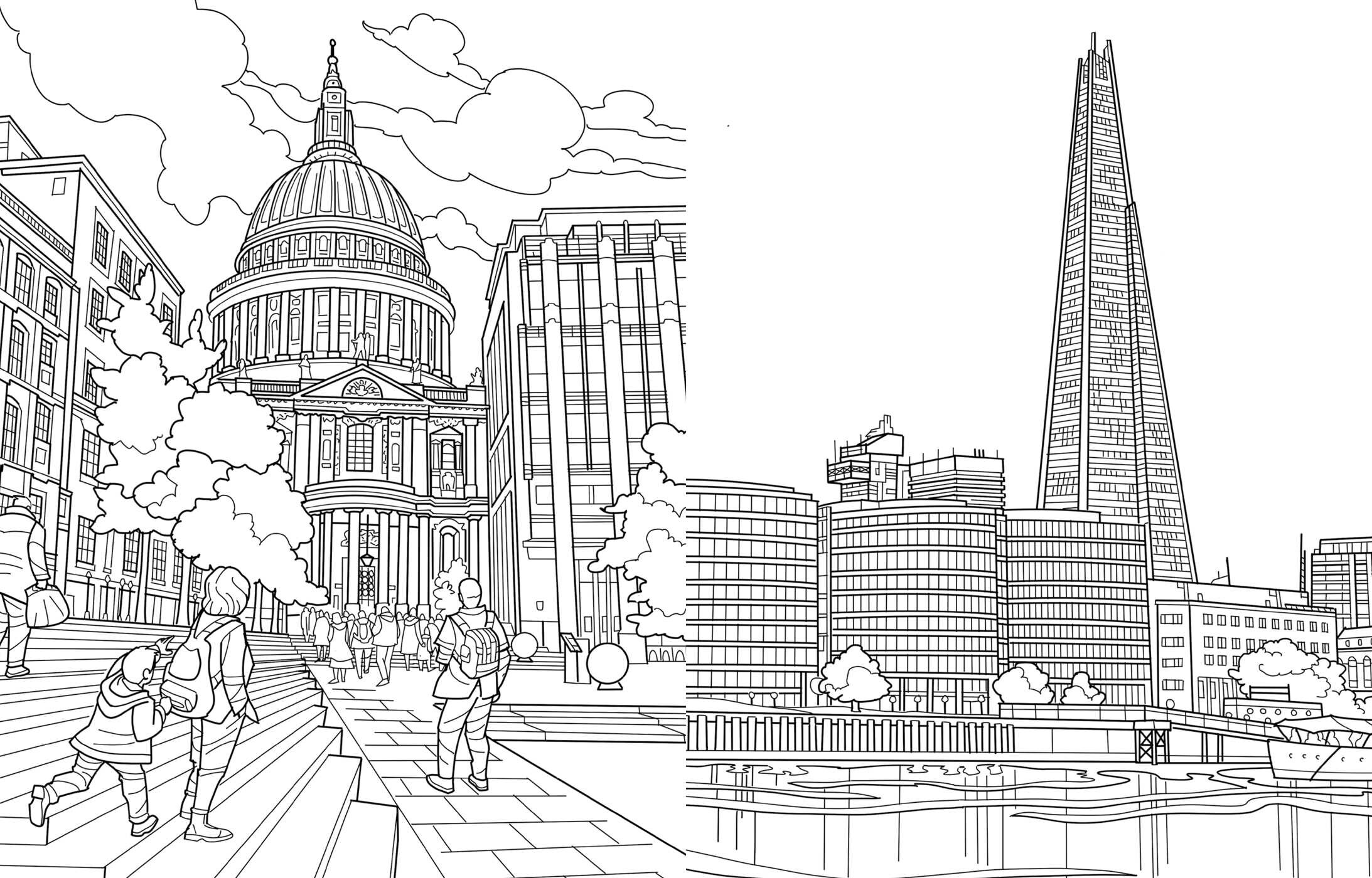 Little London Colouring Set