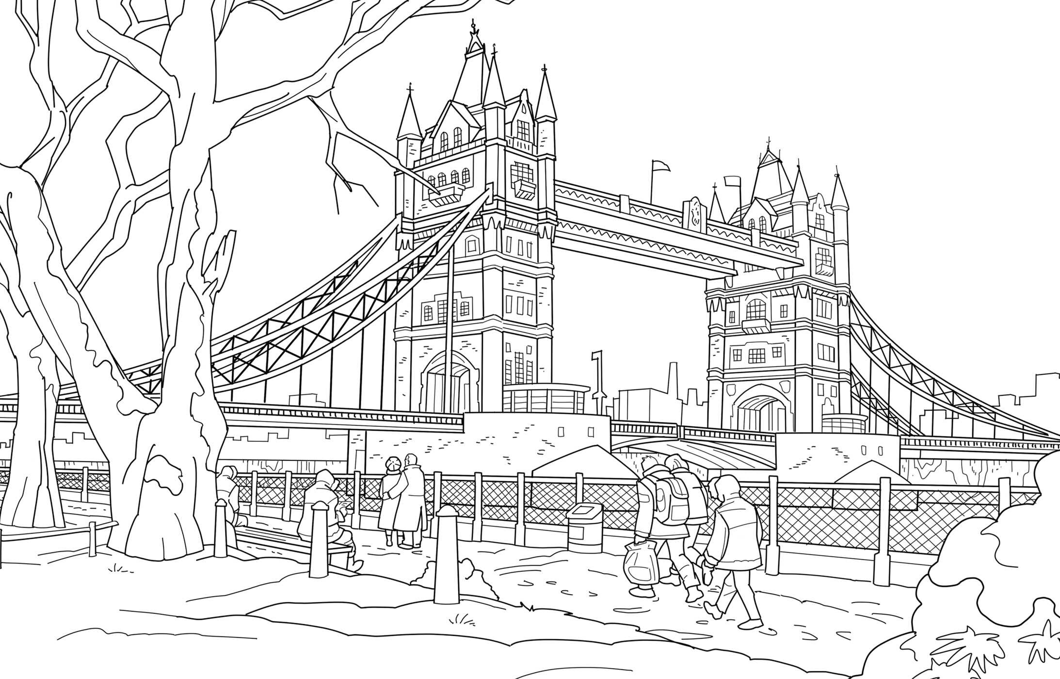 Little London Colouring Set