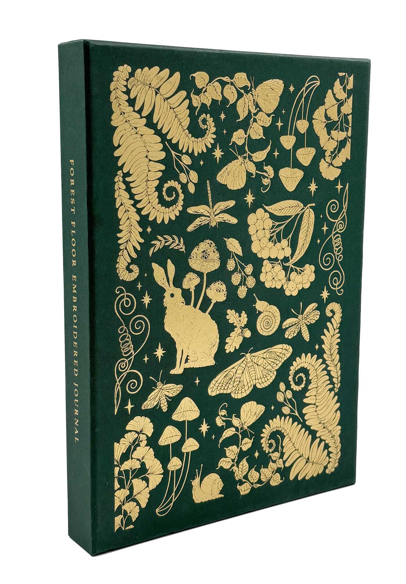 Forest Floor Embroidered Journal