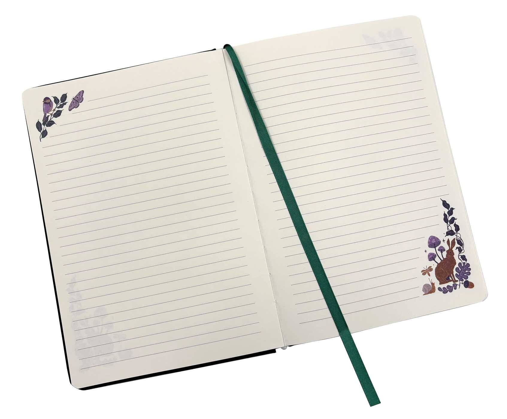 Forest Floor Embroidered Journal