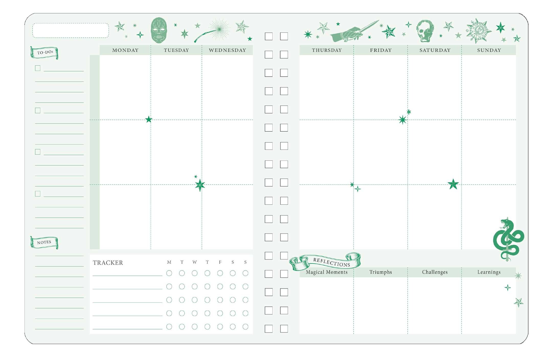Harry Potter: Dark Arts 12-Month Undated Planner