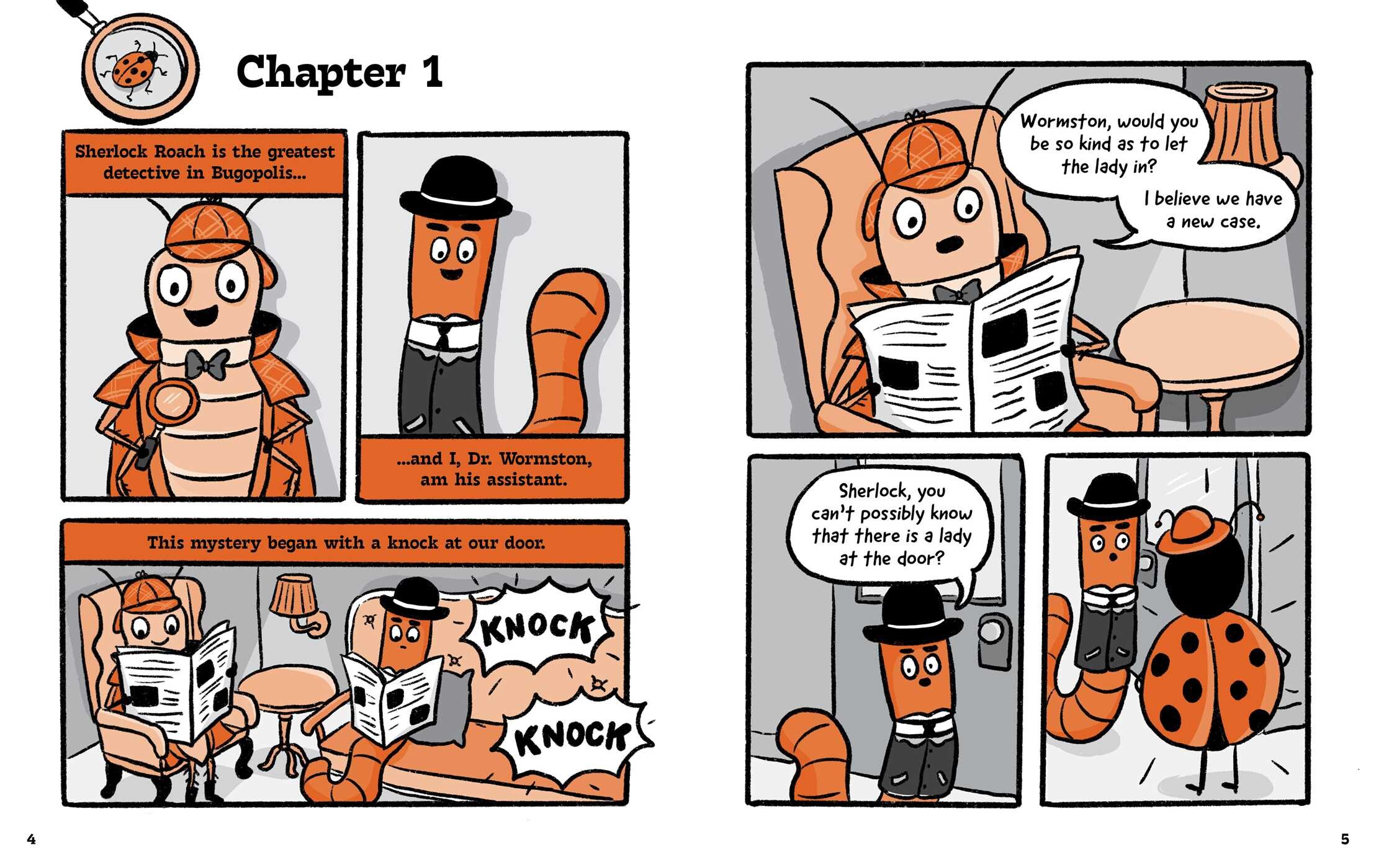 Sherlock Roach and the Case of the Crunchy Crumb