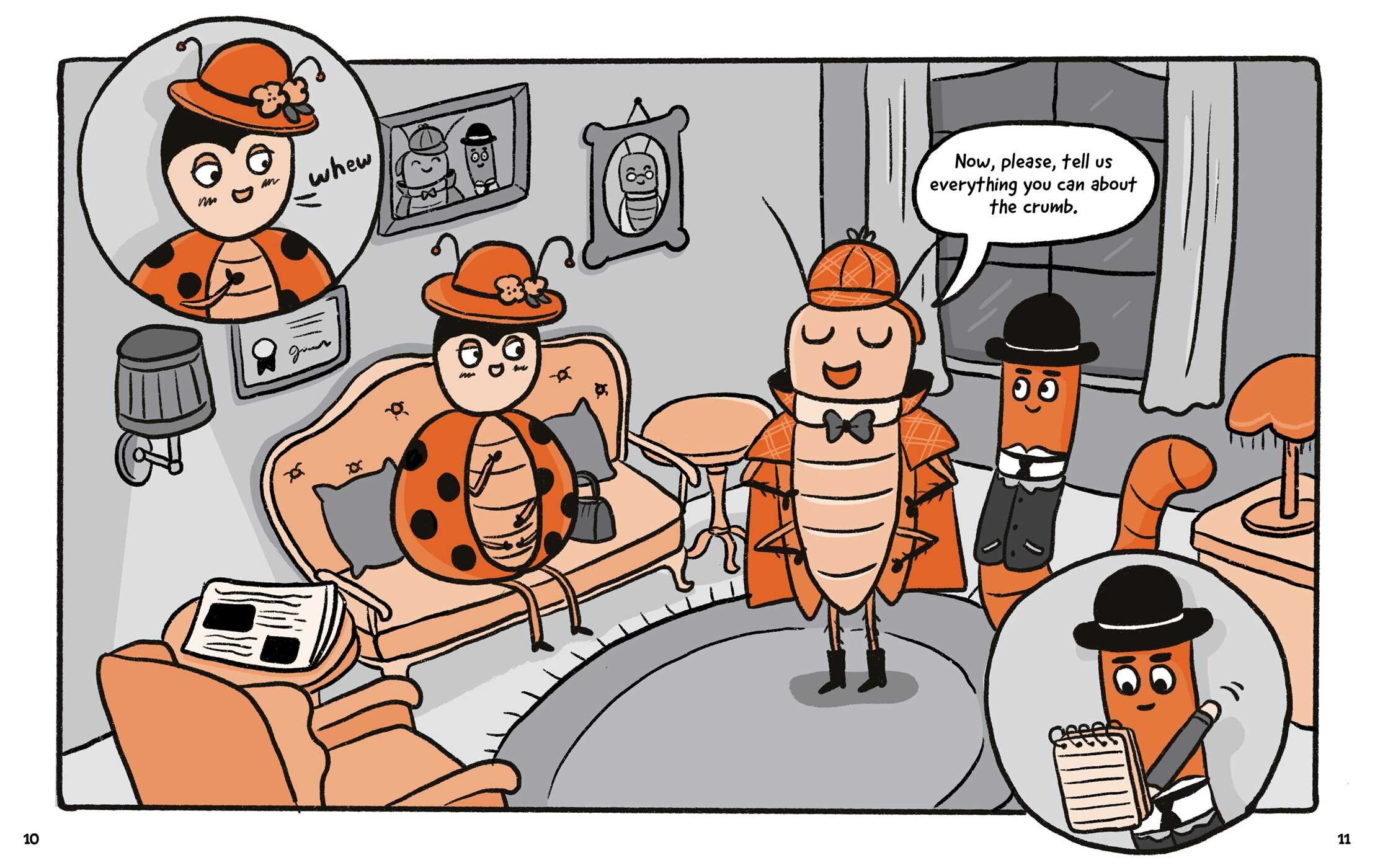 Sherlock Roach and the Case of the Crunchy Crumb