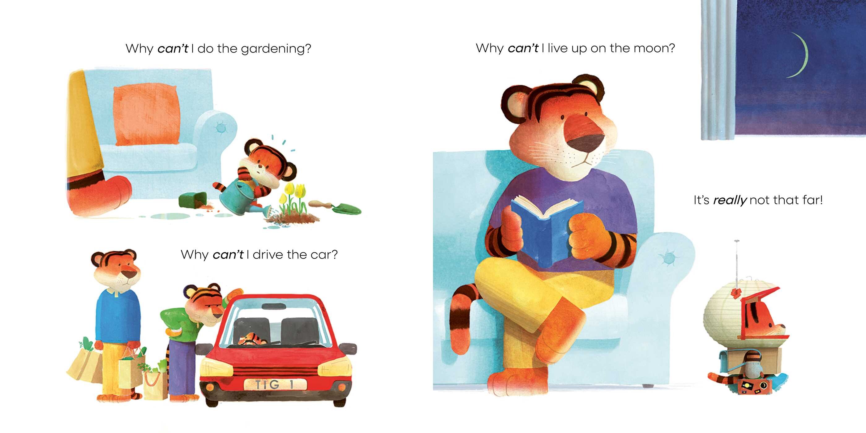 Tiny Tiger Says Why Can't I?