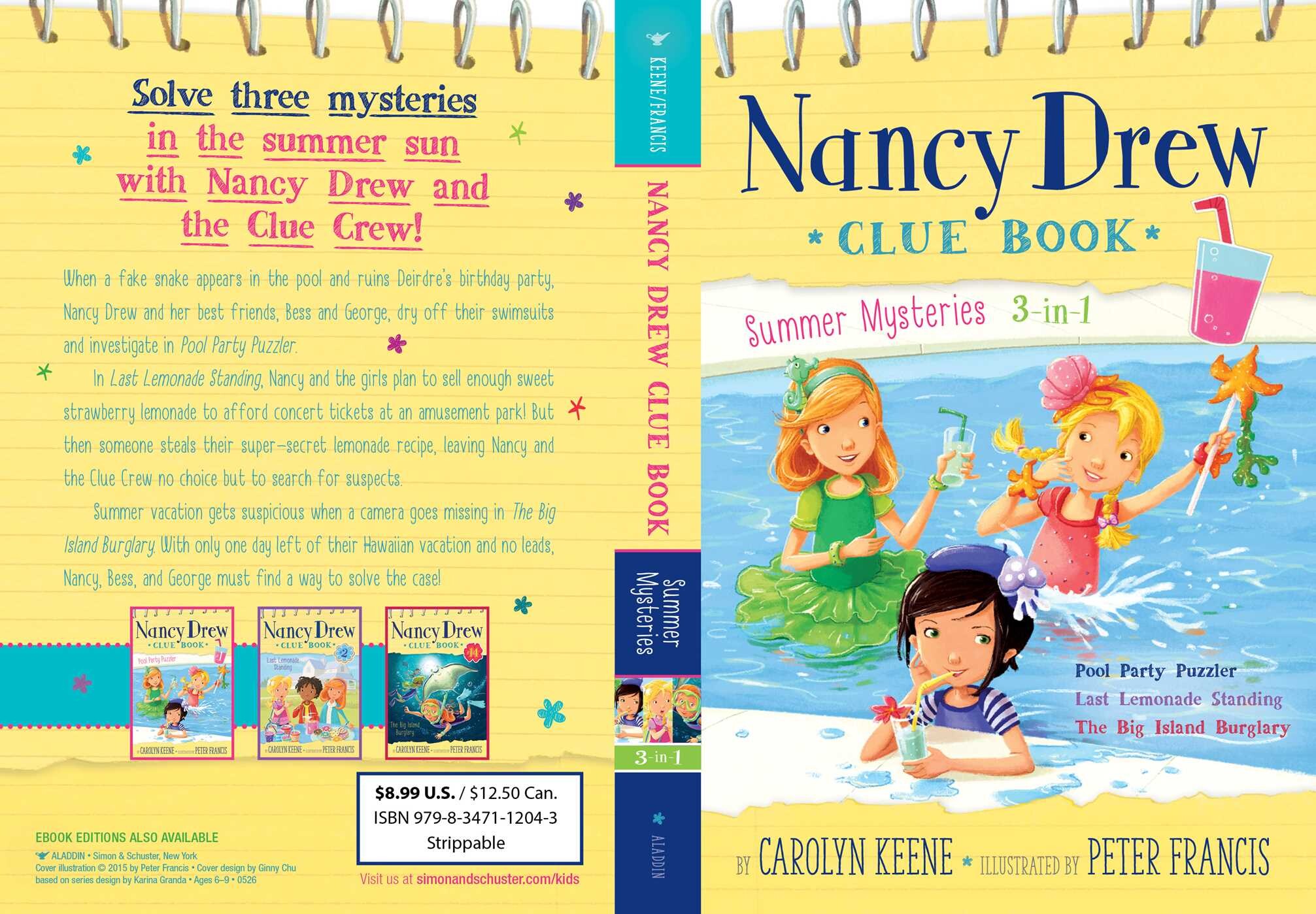 Nancy Drew Clue Book Summer Mysteries 3-in-1