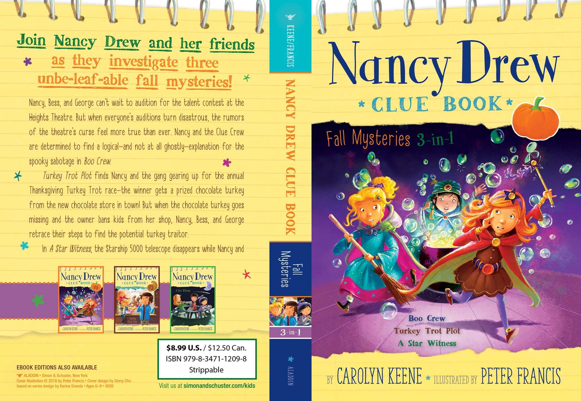 Nancy Drew Clue Book Fall Mysteries 3-in-1