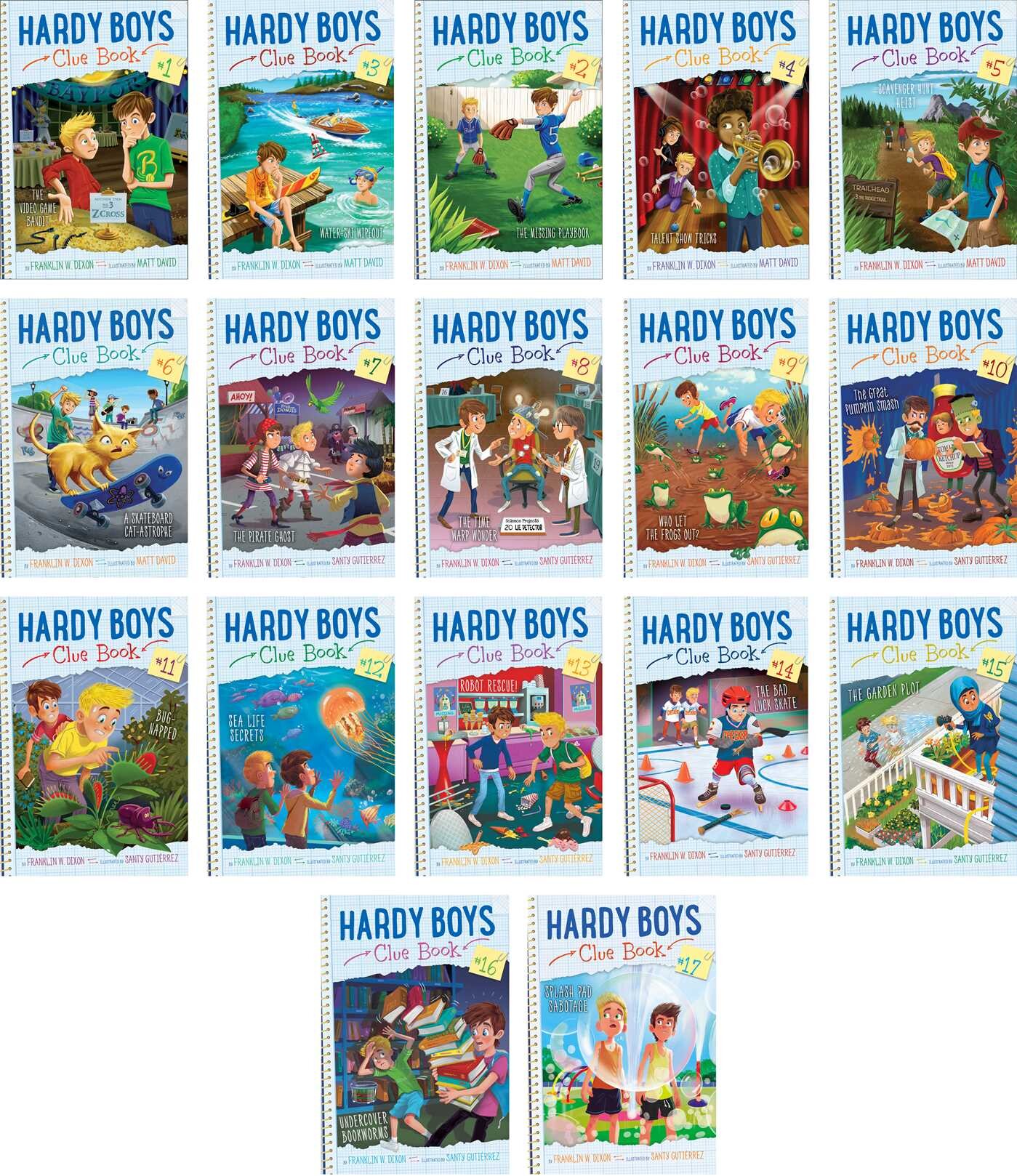 Hardy Boys Clue Book Spring Mysteries 3-in-1