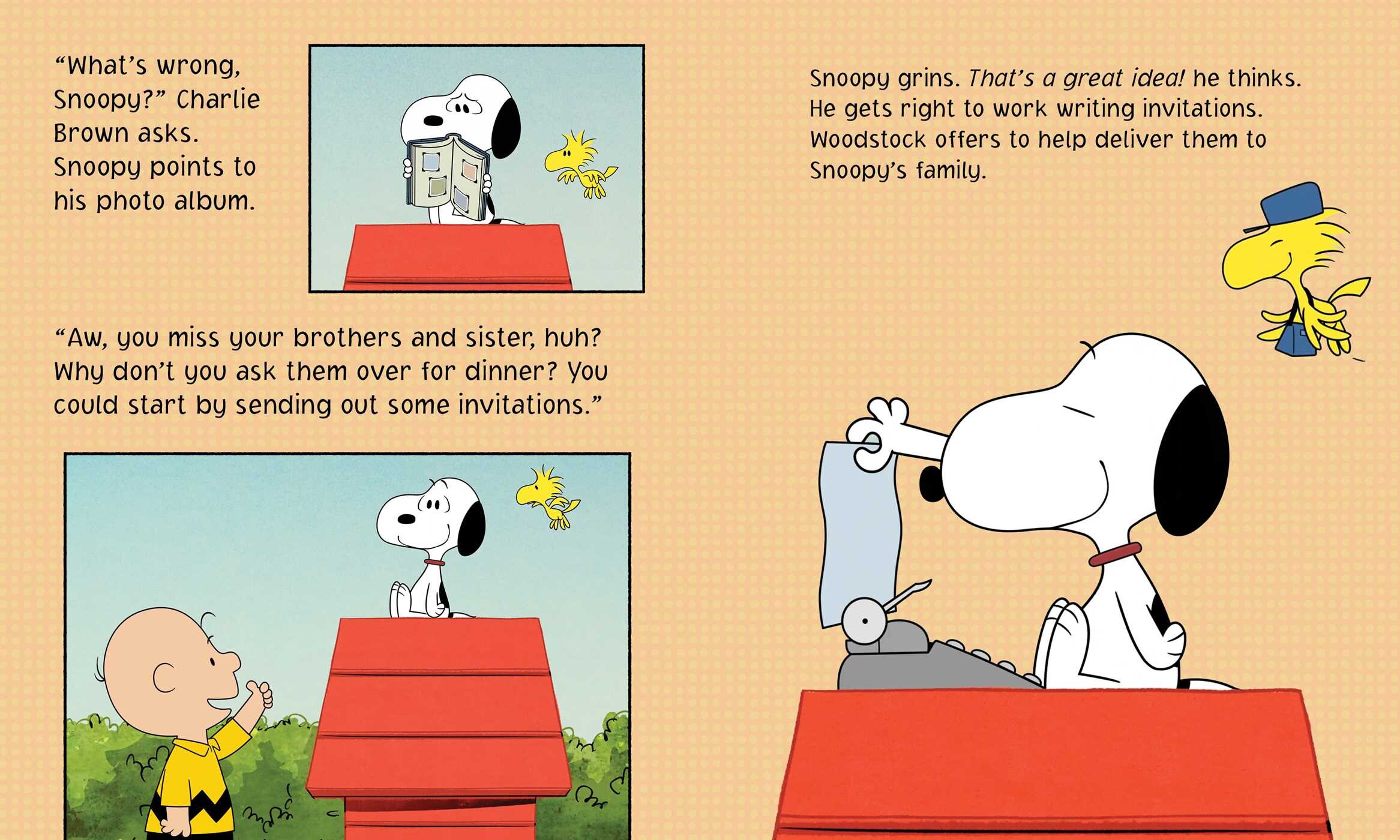 Snoopy's Family Dinner