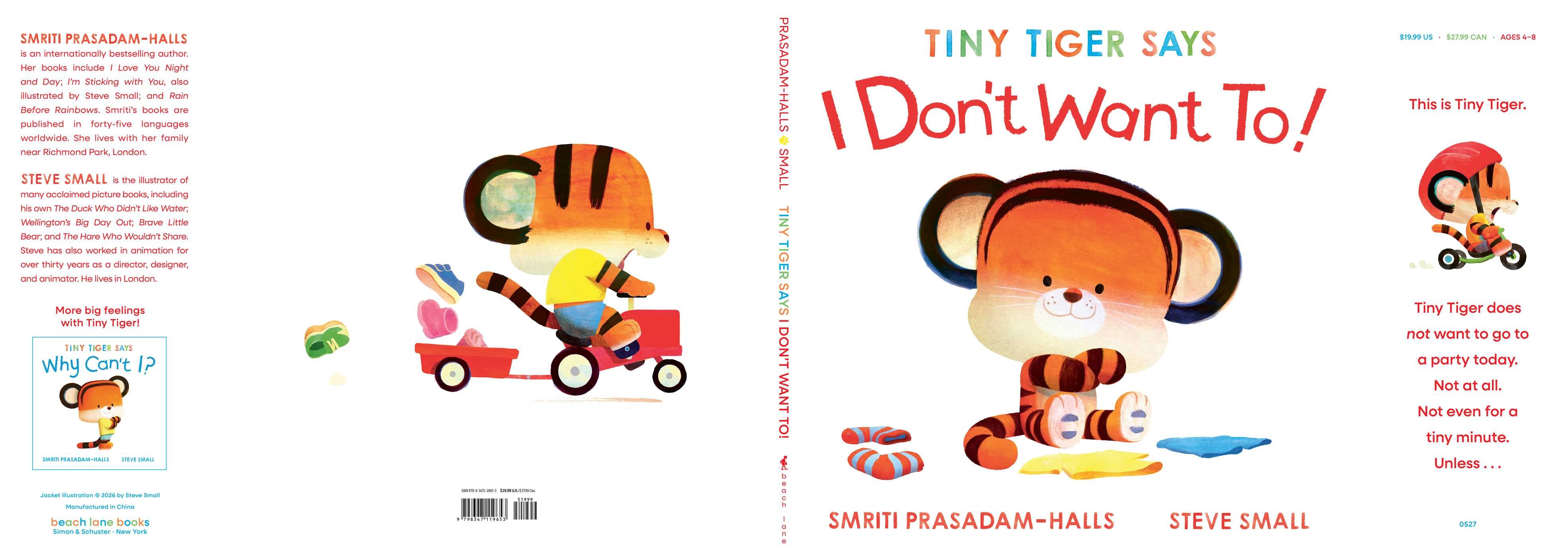 Tiny Tiger Says I Don't Want To!