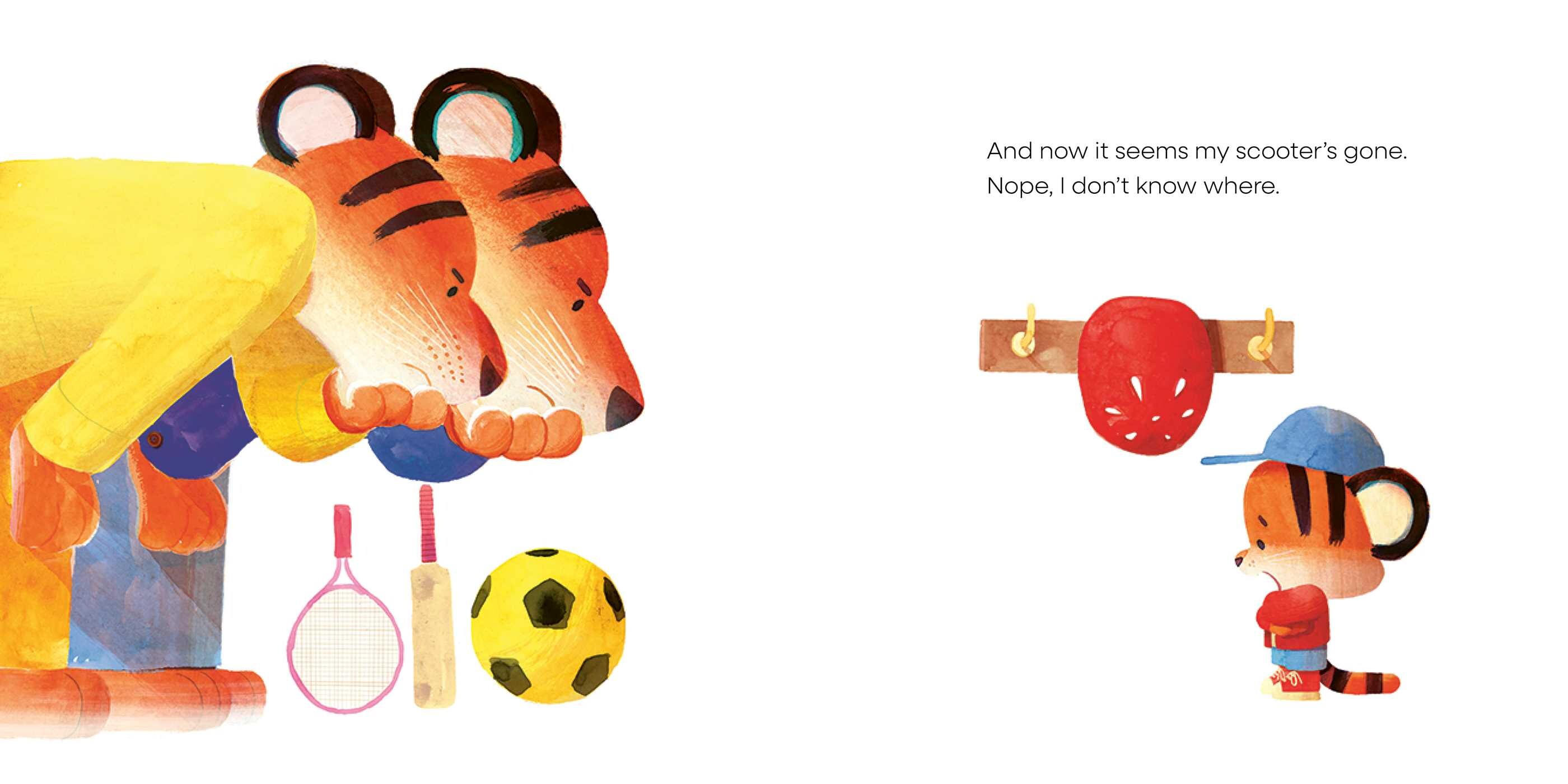 Tiny Tiger Says I Don't Want To!