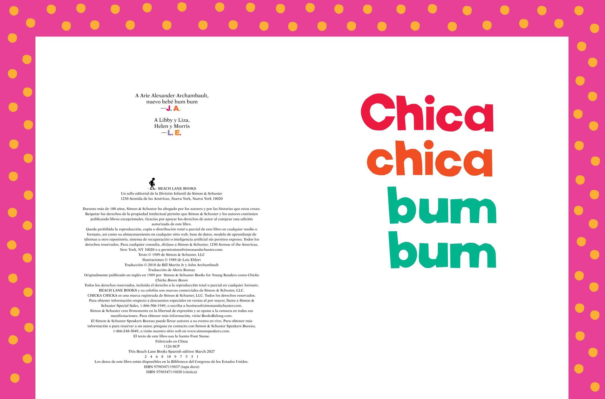 Chica chica bum bum (Chicka Chicka Boom Boom)