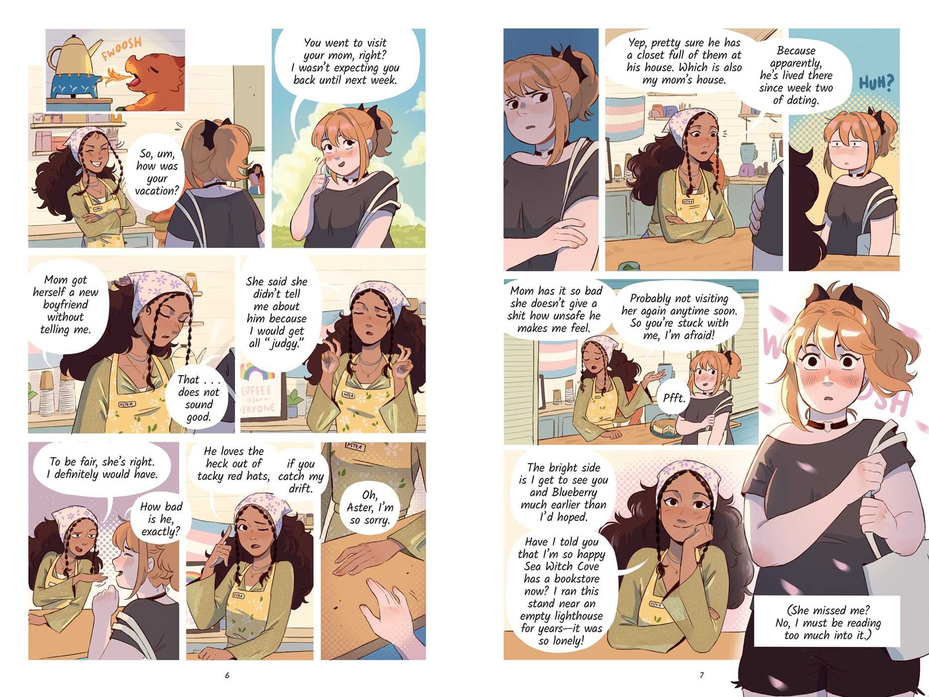 Books, Iced Coffee & a Side of Dragons: A Graphic Novel